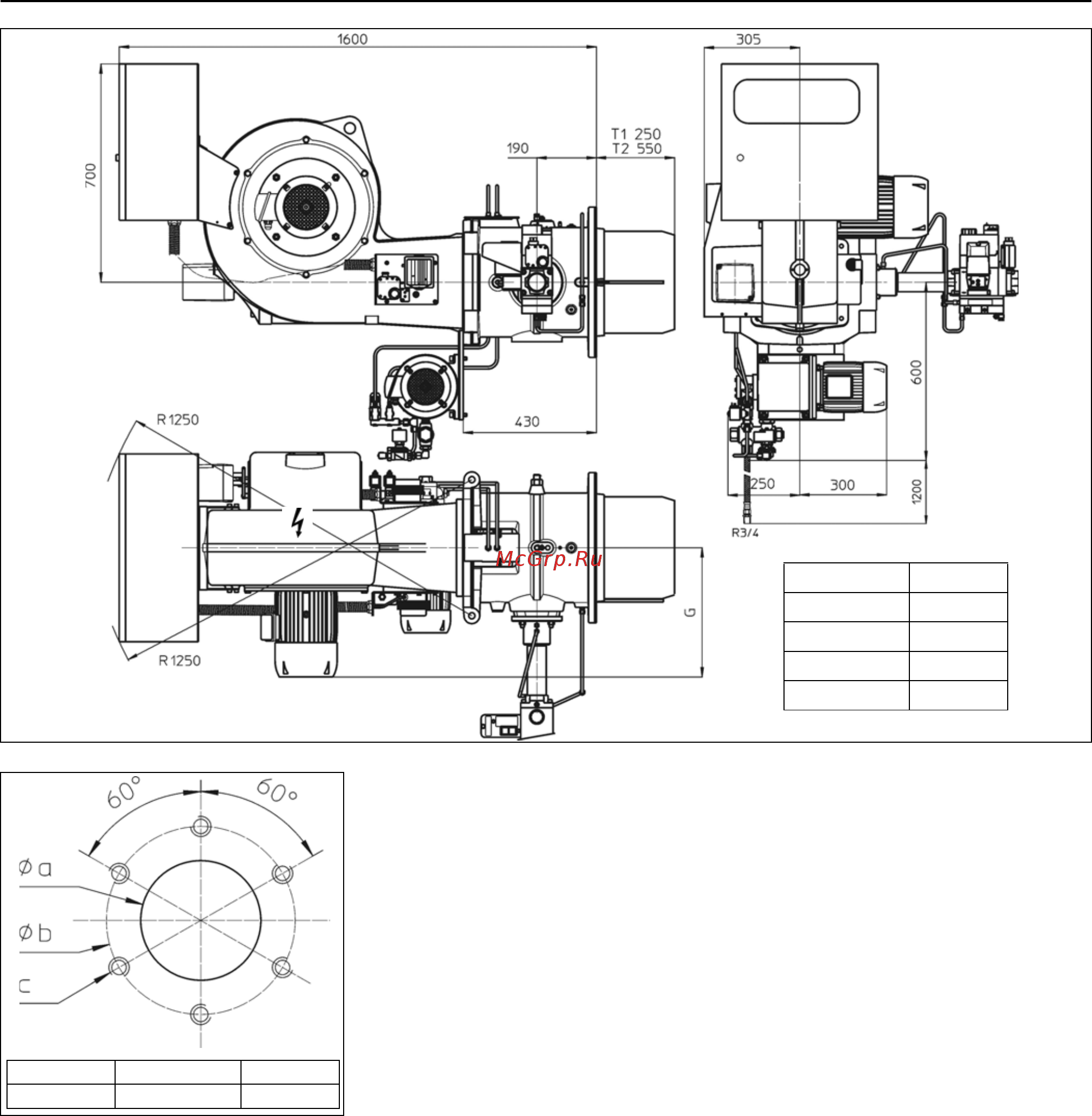 ELCO ES08.2800 GL-VTZ3 [10/56] Чертеж с размерами