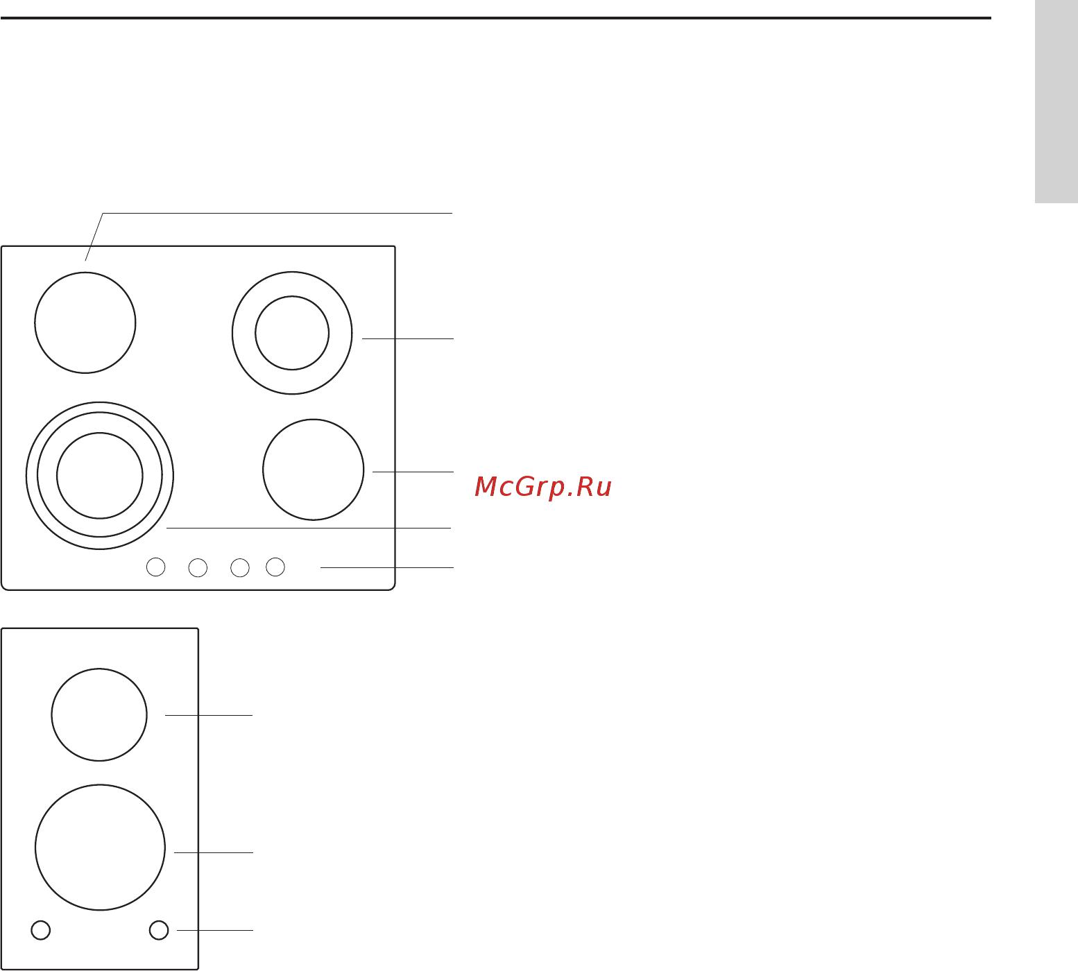 Gorenje EC321INI [7/28] Стеклокерамическая встраиваемая варочная панель