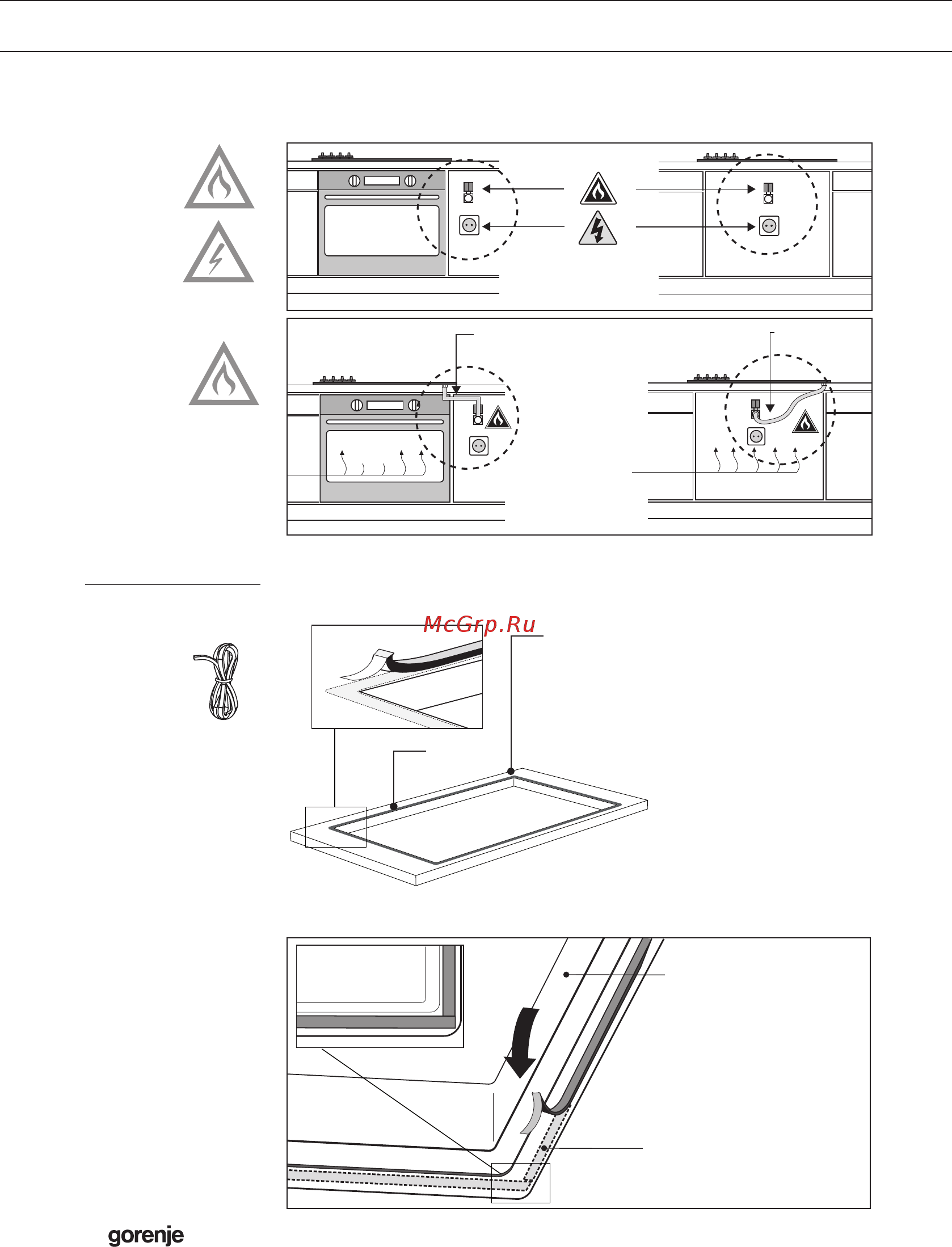 Gorenje GCW641SYW [18/28] A mm a mm b mm c mm d1 mm d2 mm bg3 300 520 52 138 bg6xa b c 600 520 52 138 bg6xd e f 600 520 52 138 bg7 750 520 52 138 bg9 900 520 52 138