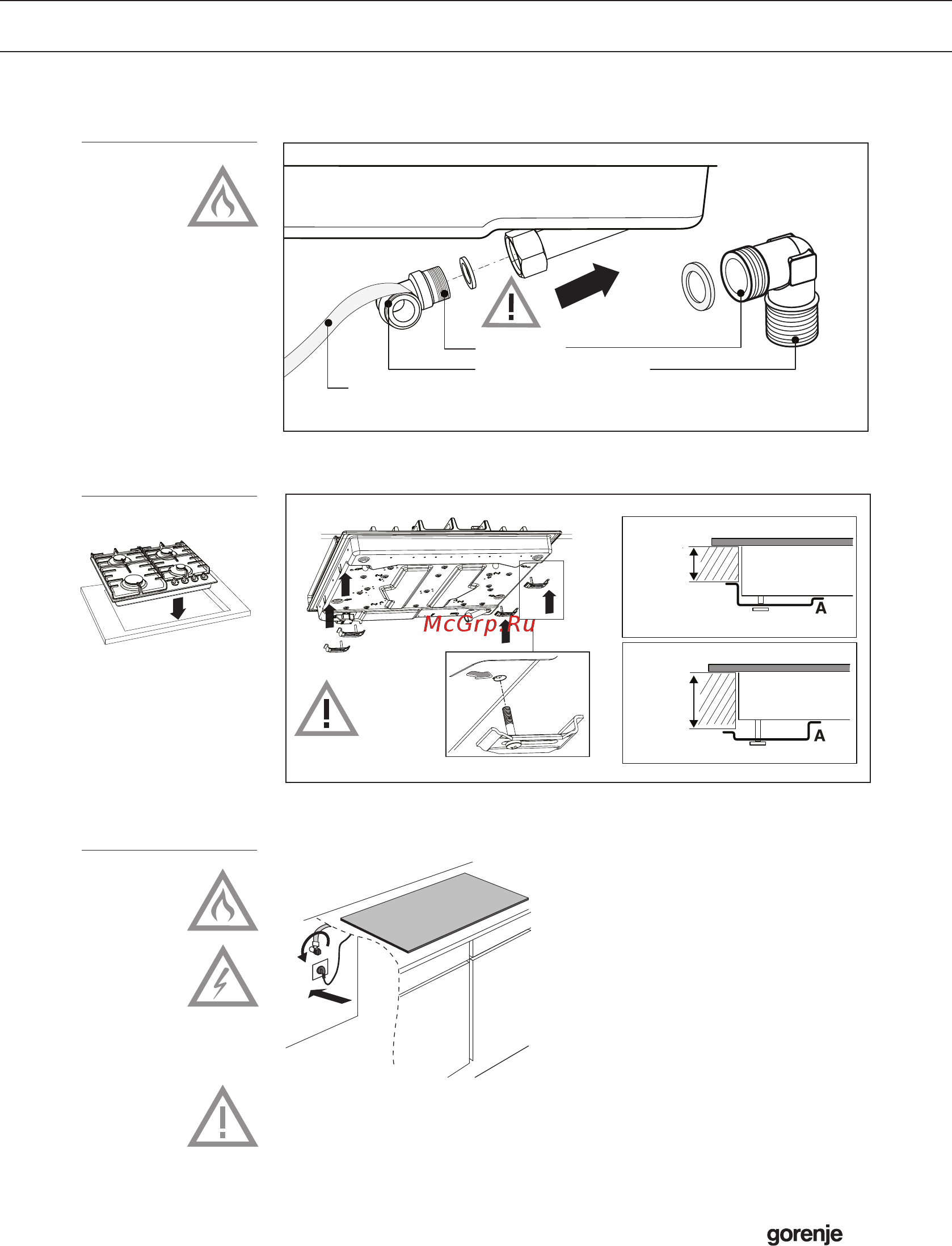 Gorenje GCW641SYW [19/28] Руководство по монтажу