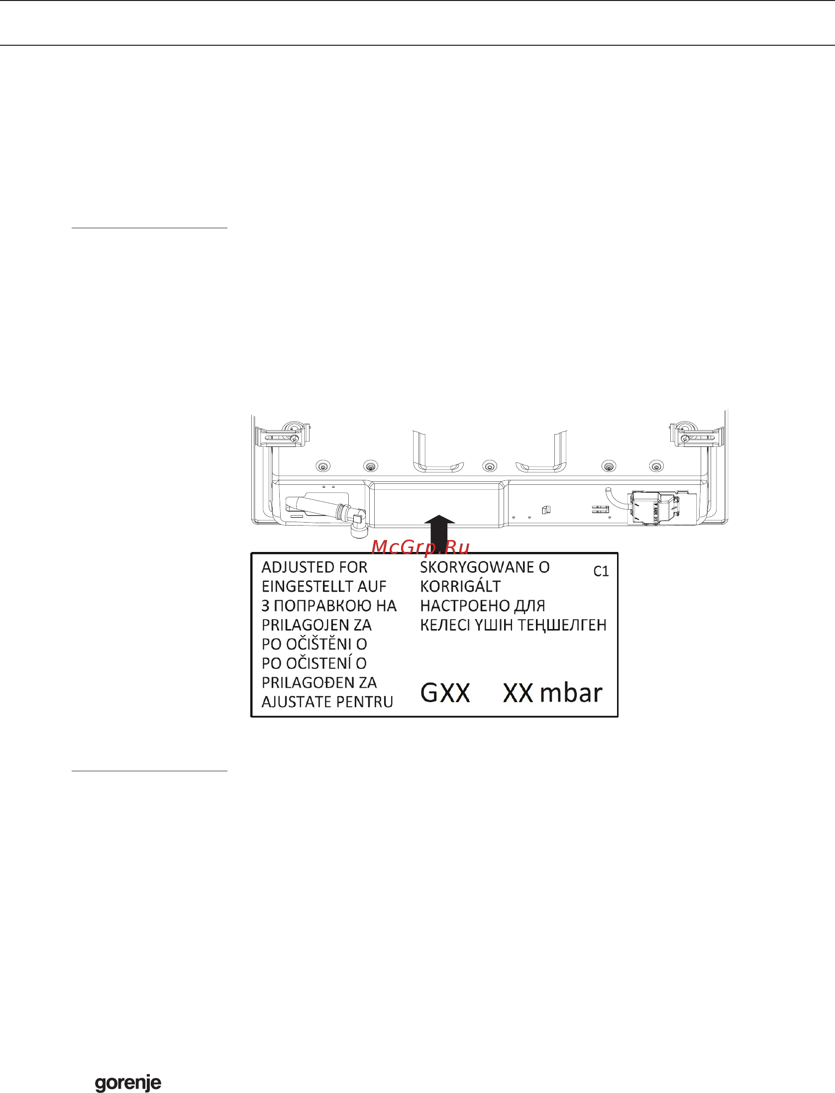 Gorenje GCW641SYW [24/28] Руководство по переоборудованию