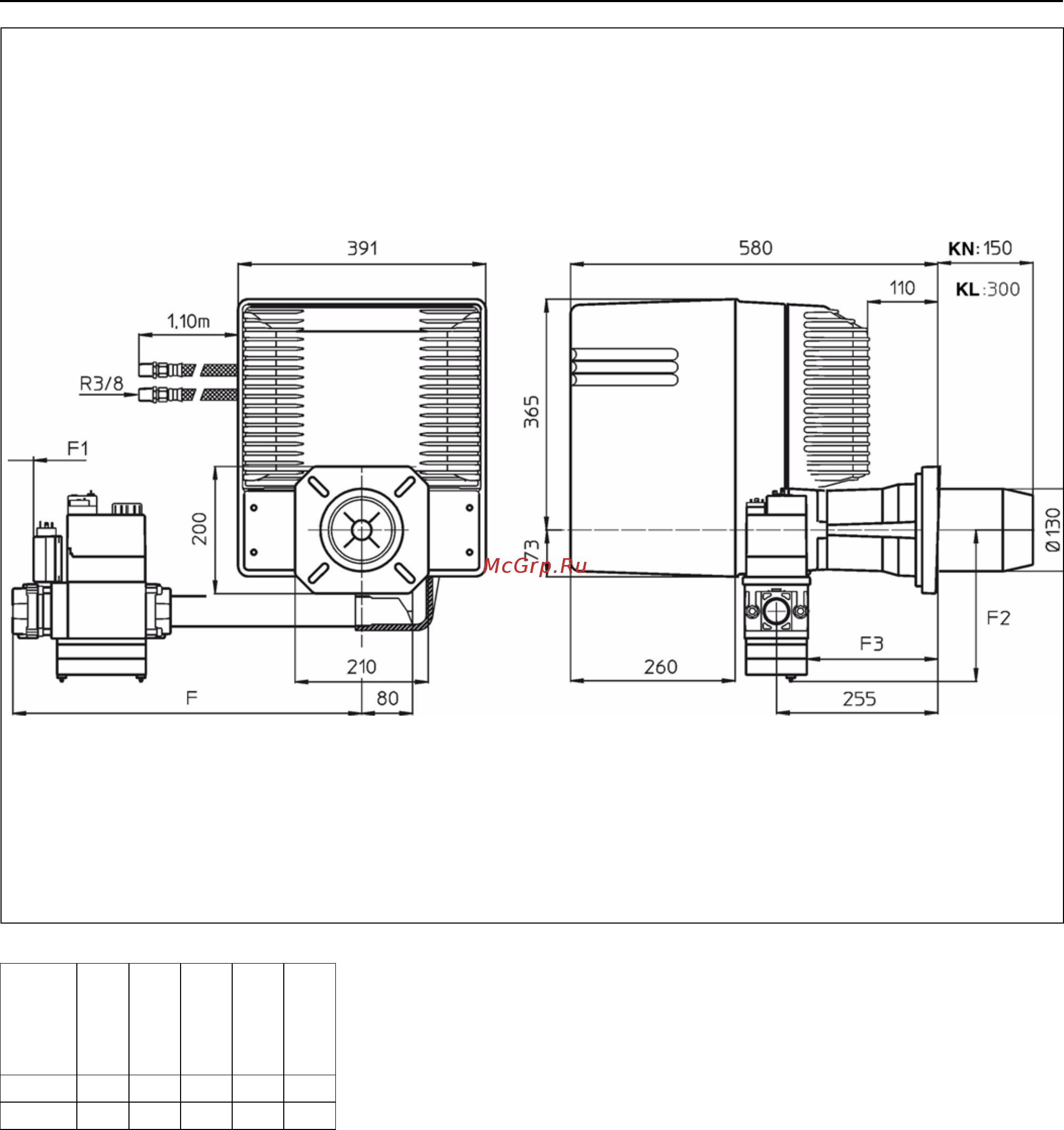 ELCO VECTRON GL04.350 DUO [7/42] Encombrement dimensions dimensioni d ingombro dimensiones medidas space requirements and dimensions maßbild und abmessungen чертеж с размерами