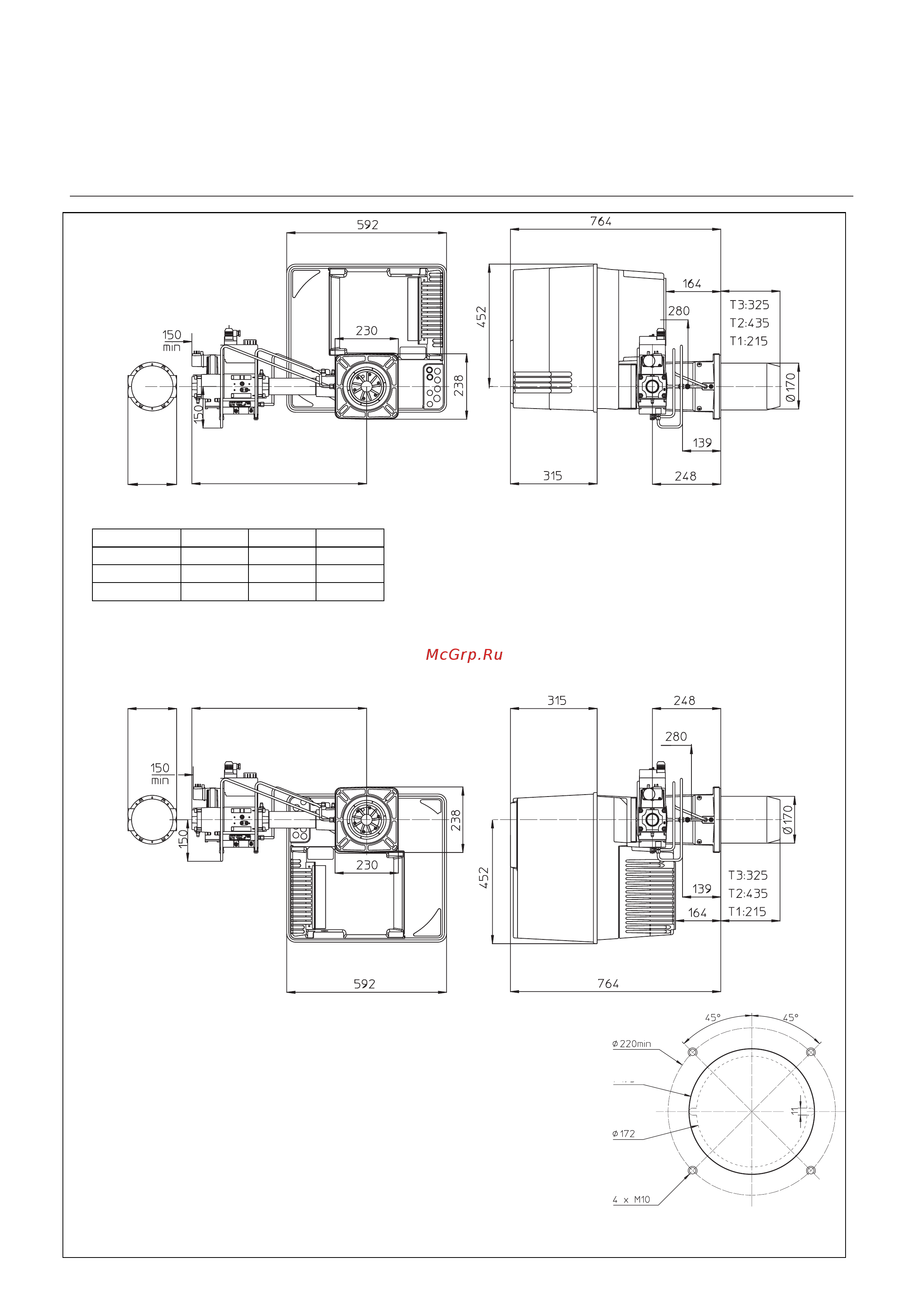 ELCO VECTRON GL 05.1000 DUO PLUS [5/54] Encombrement dimensions dimensioni d ingombro dimensiones medidas space requirements and dimensions maßbild und abmessungen