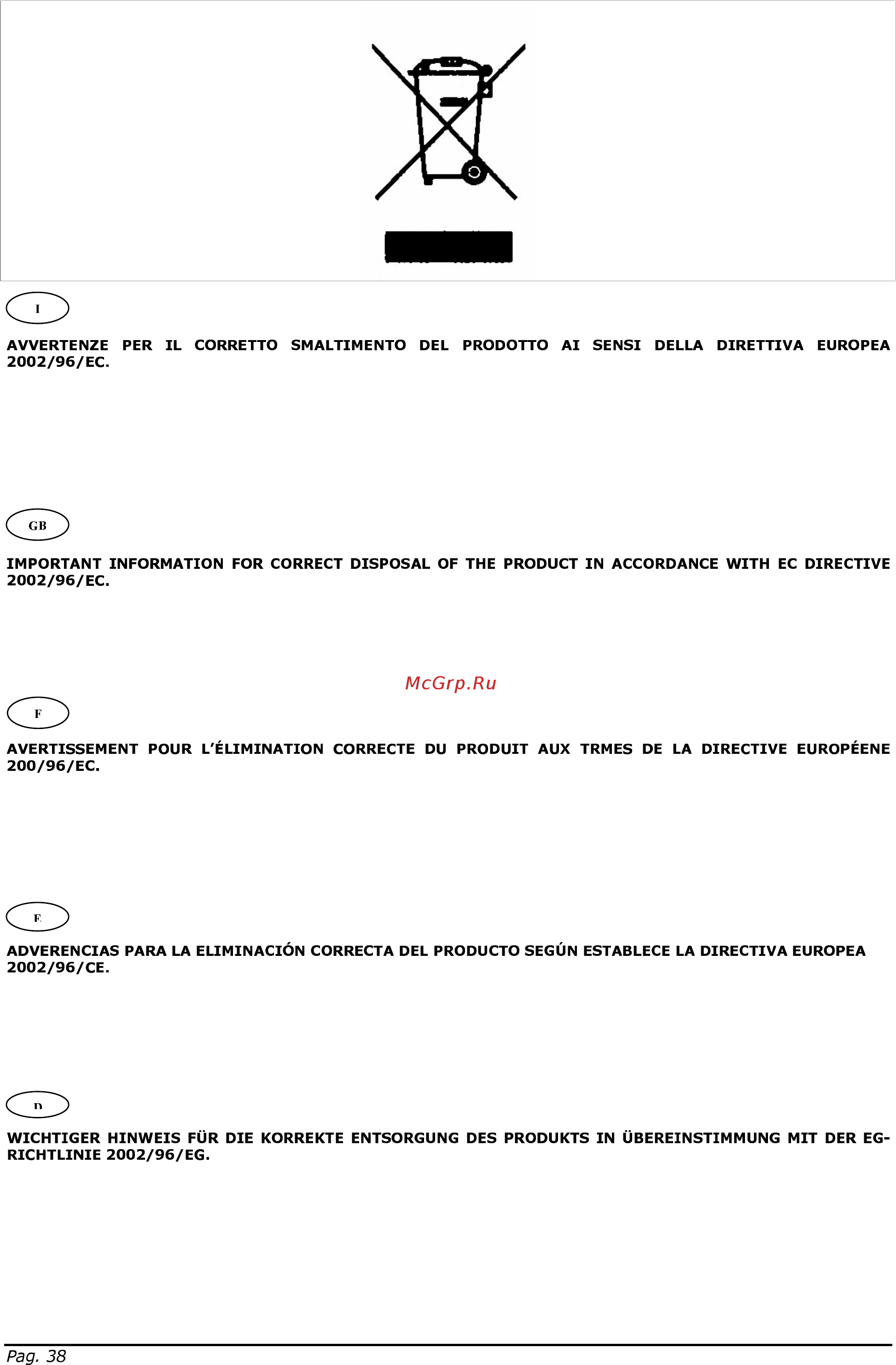 Lelit PG 027 [13/15] Or separado