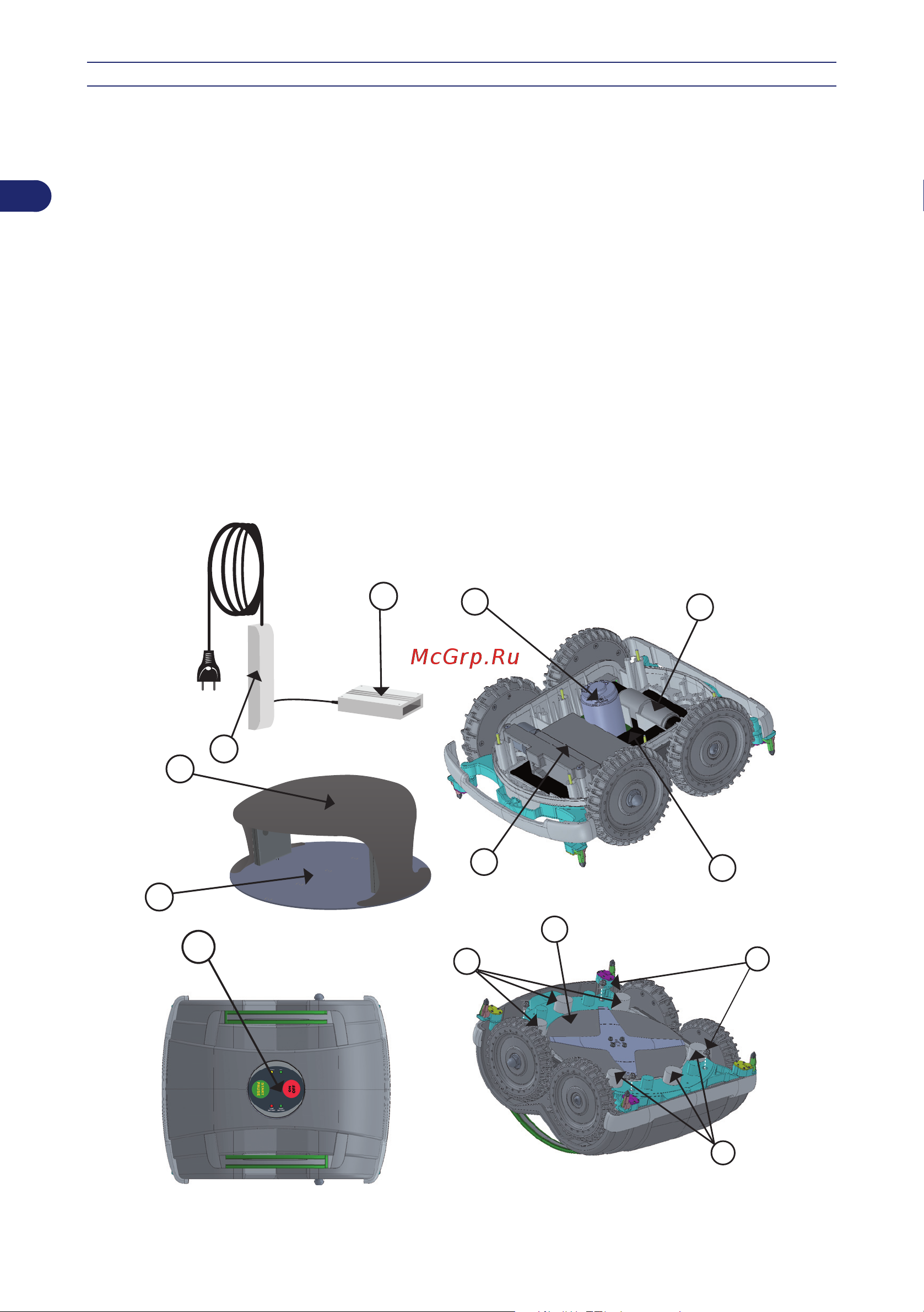 Stiga AUTOCLIP 140 4WD [10/708] Organi principali
