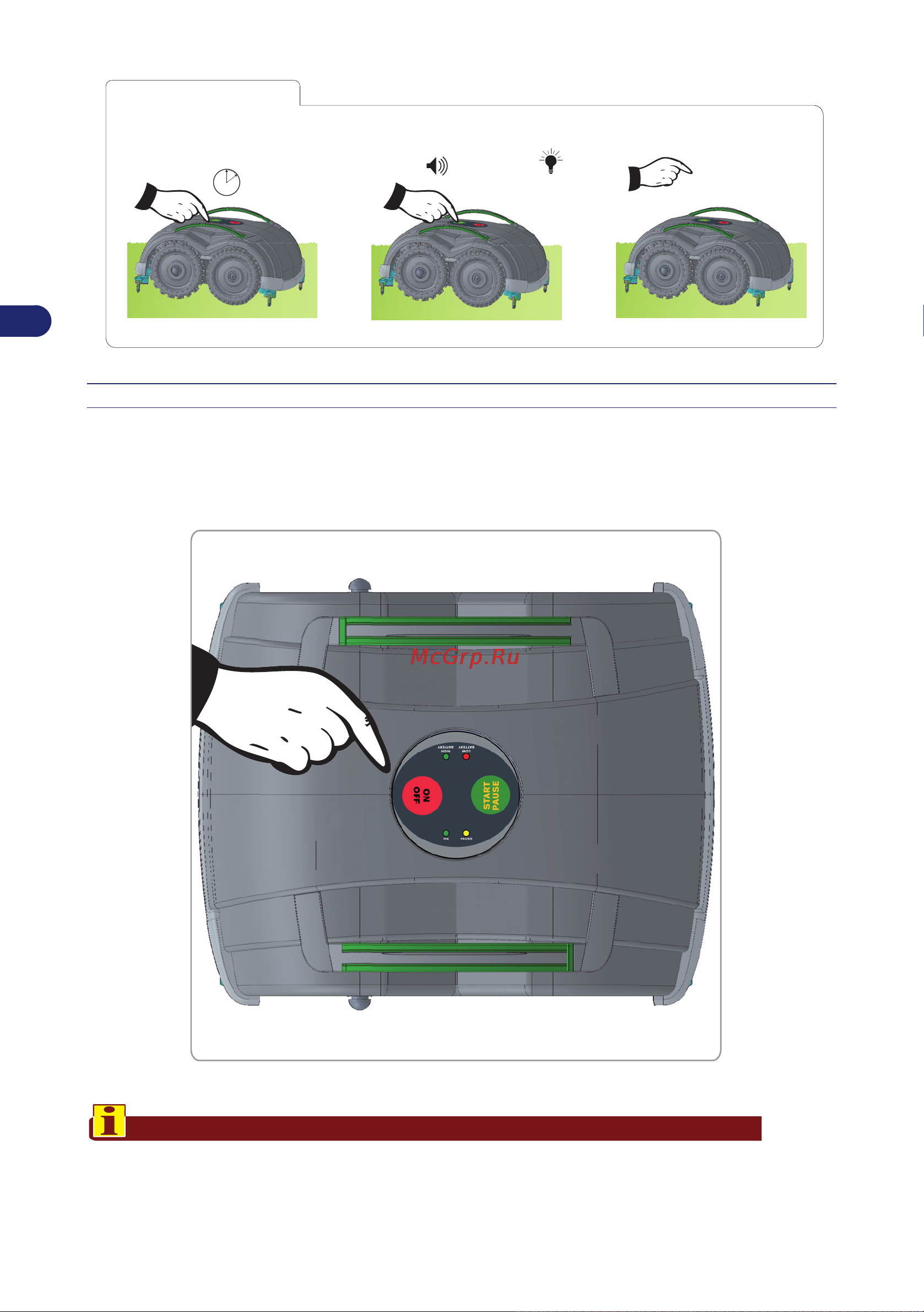 Stiga AUTOCLIP 140 4WD [124/708] Important