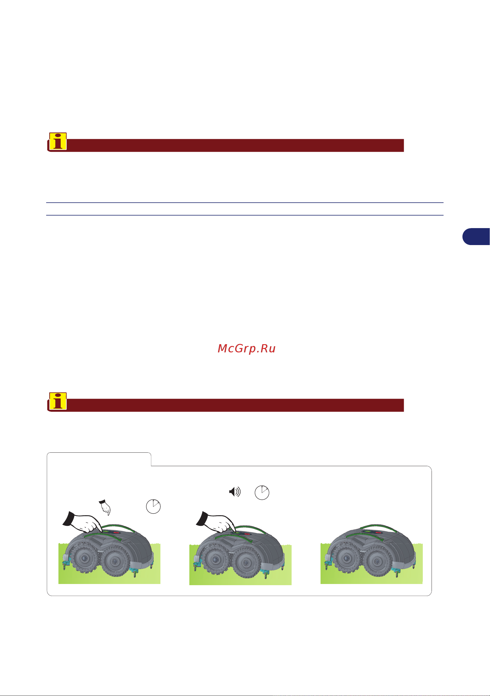 Stiga AUTOCLIP 140 4WD [209/708] Puesta en servicio con salida retrasada