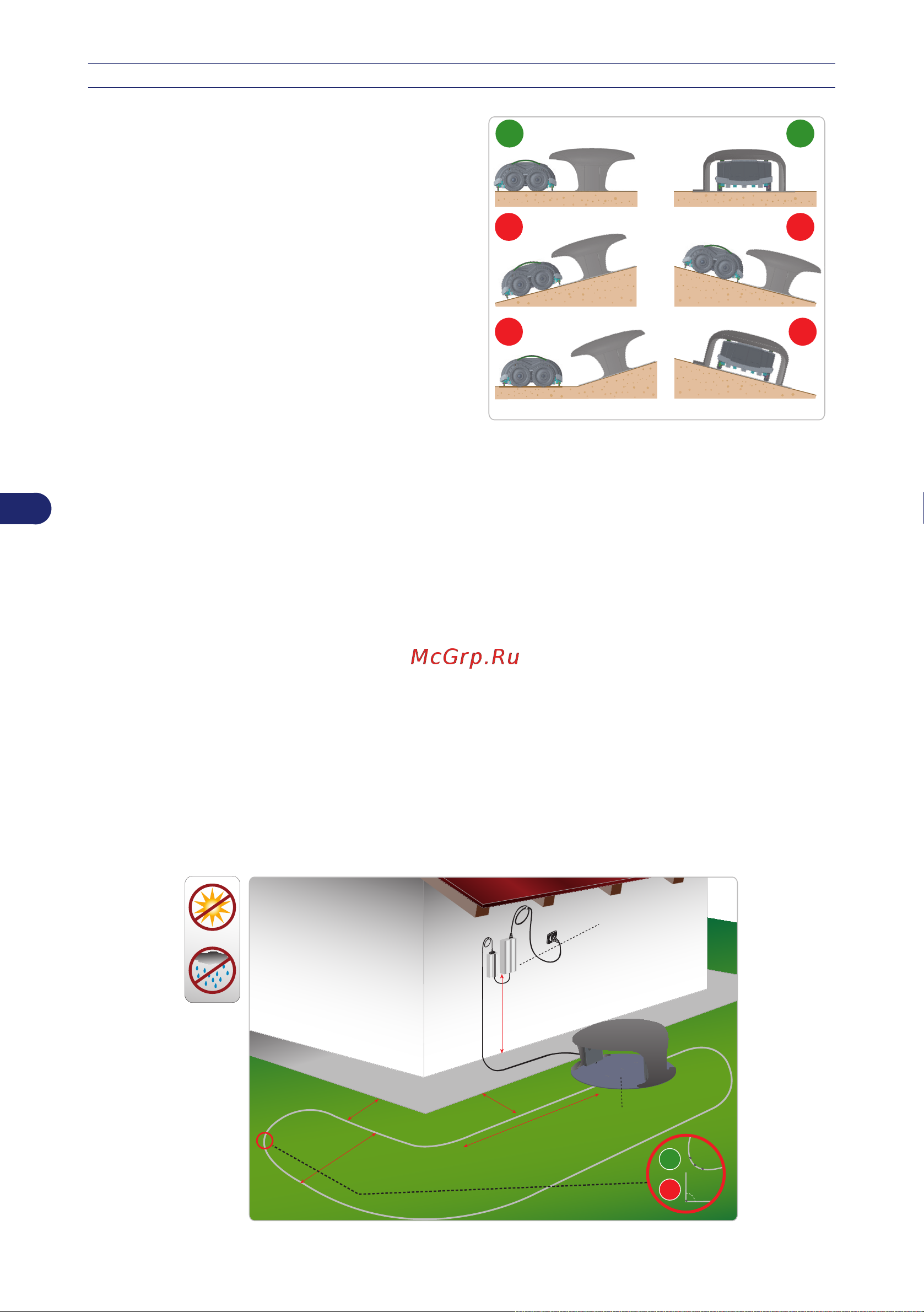 Stiga AUTOCLIP 140 4WD [238/708] Installatie van het laadstation