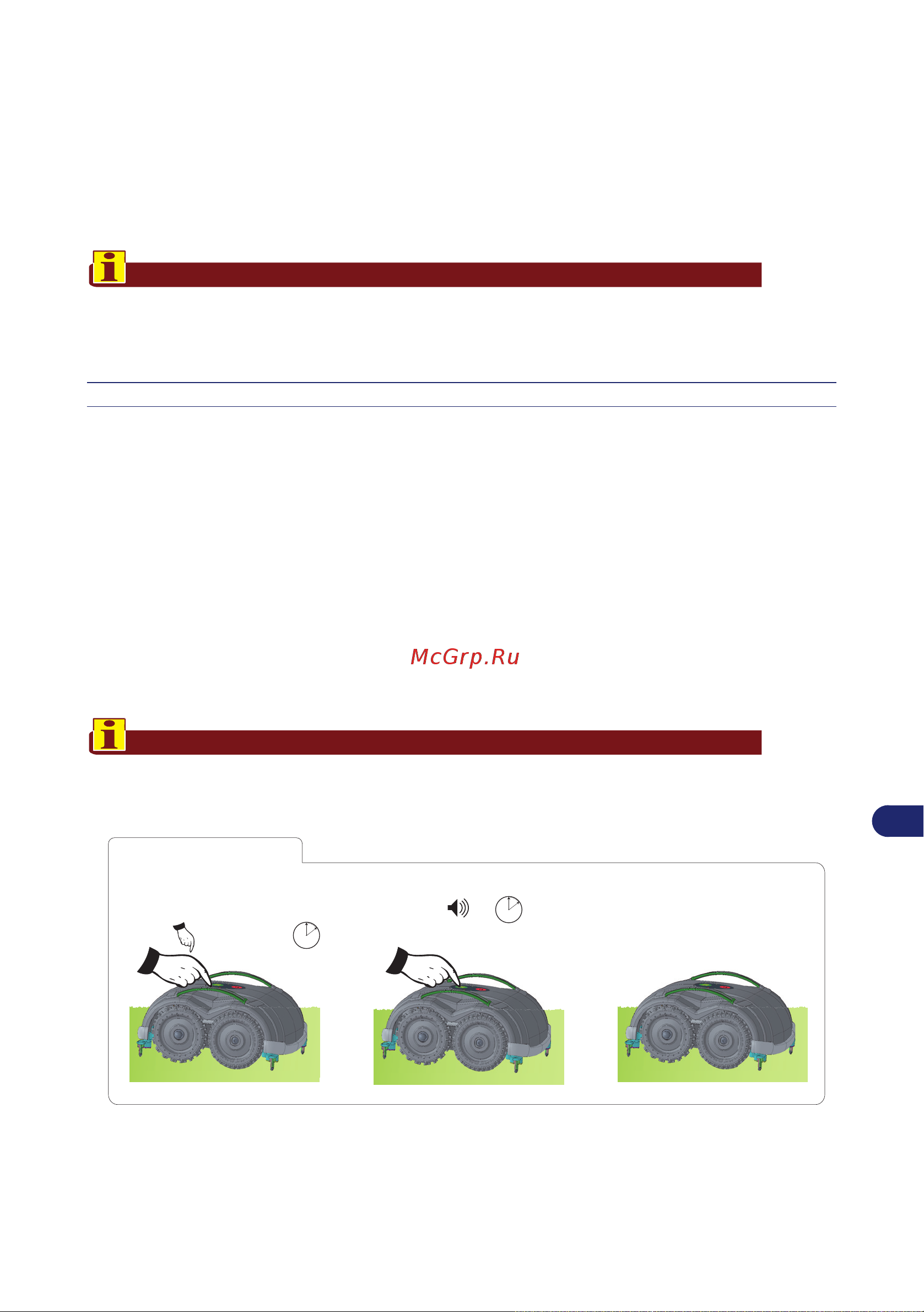 Stiga AUTOCLIP 140 4WD [473/708] Uvedení do provozu s opozdénym vyjezdem