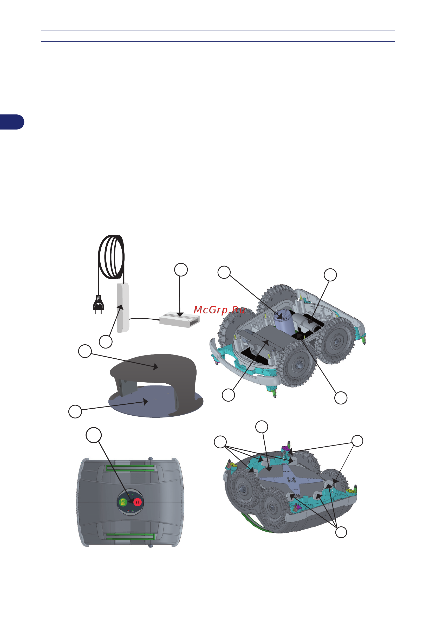Stiga AUTOCLIP 140 4WD [54/708] Main components
