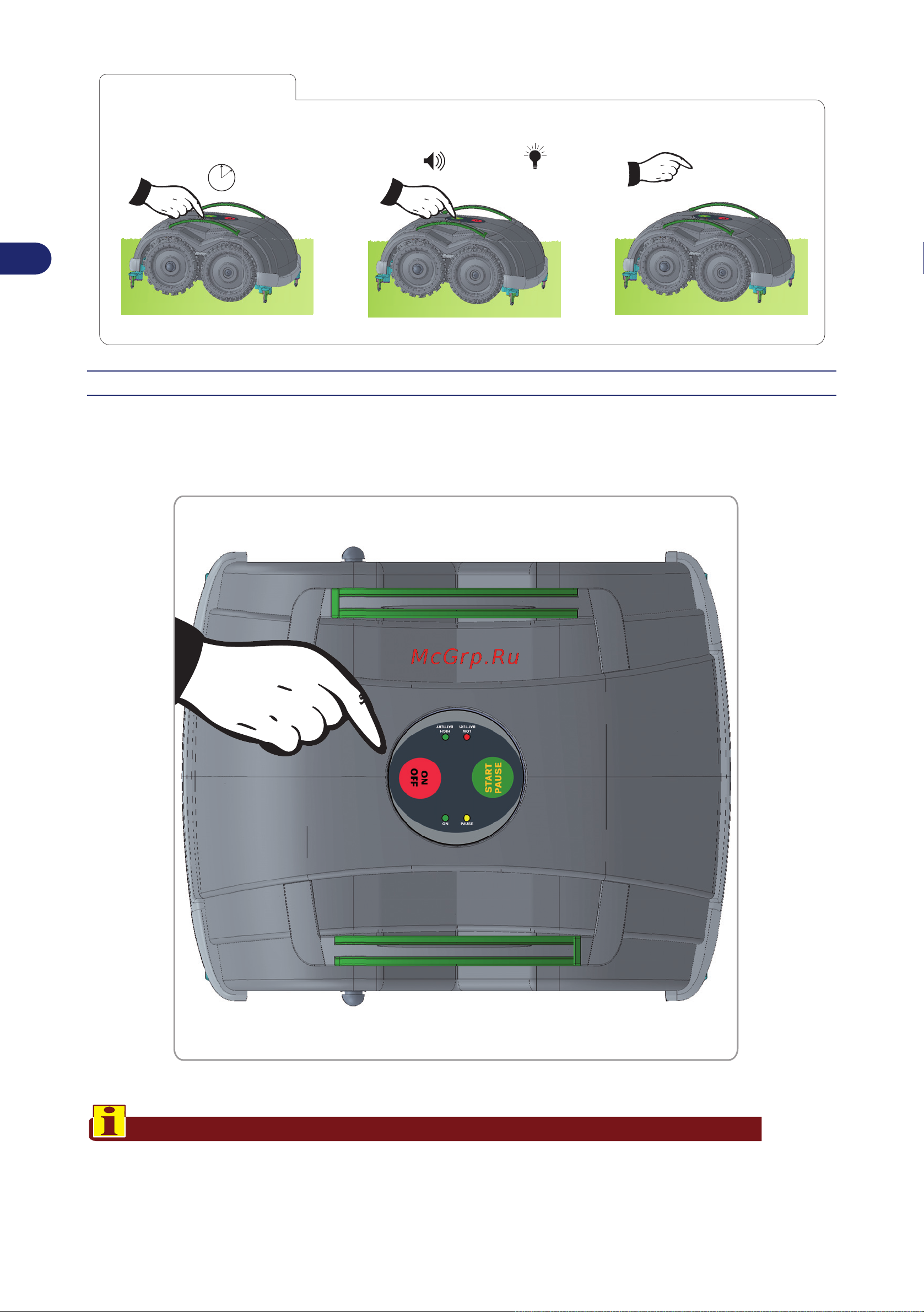 Stiga AUTOCLIP 140 4WD [80/708] Robot safety stop