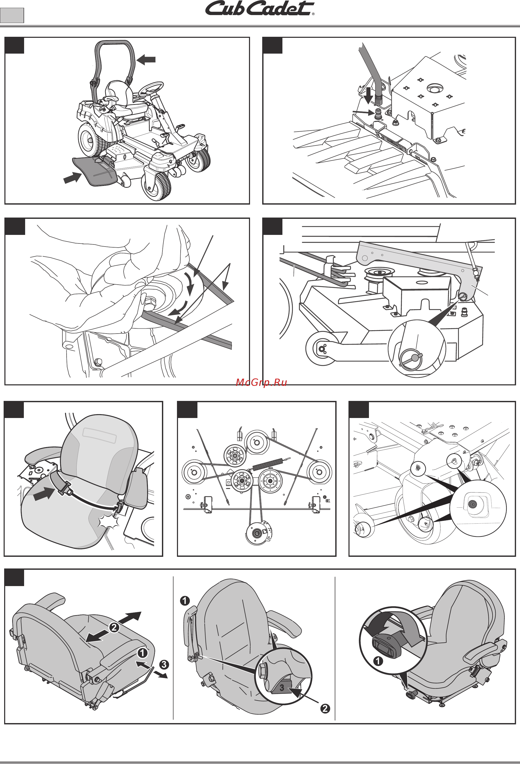 Cub Cadet Z1 137 Руководство пользователя онлайн [4/26] 413169
