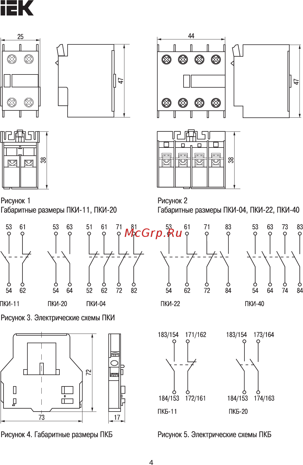 Iek ПВИ-12, 10-180сек, ИЭК KPV10-11-2 [4/7] Страница 4