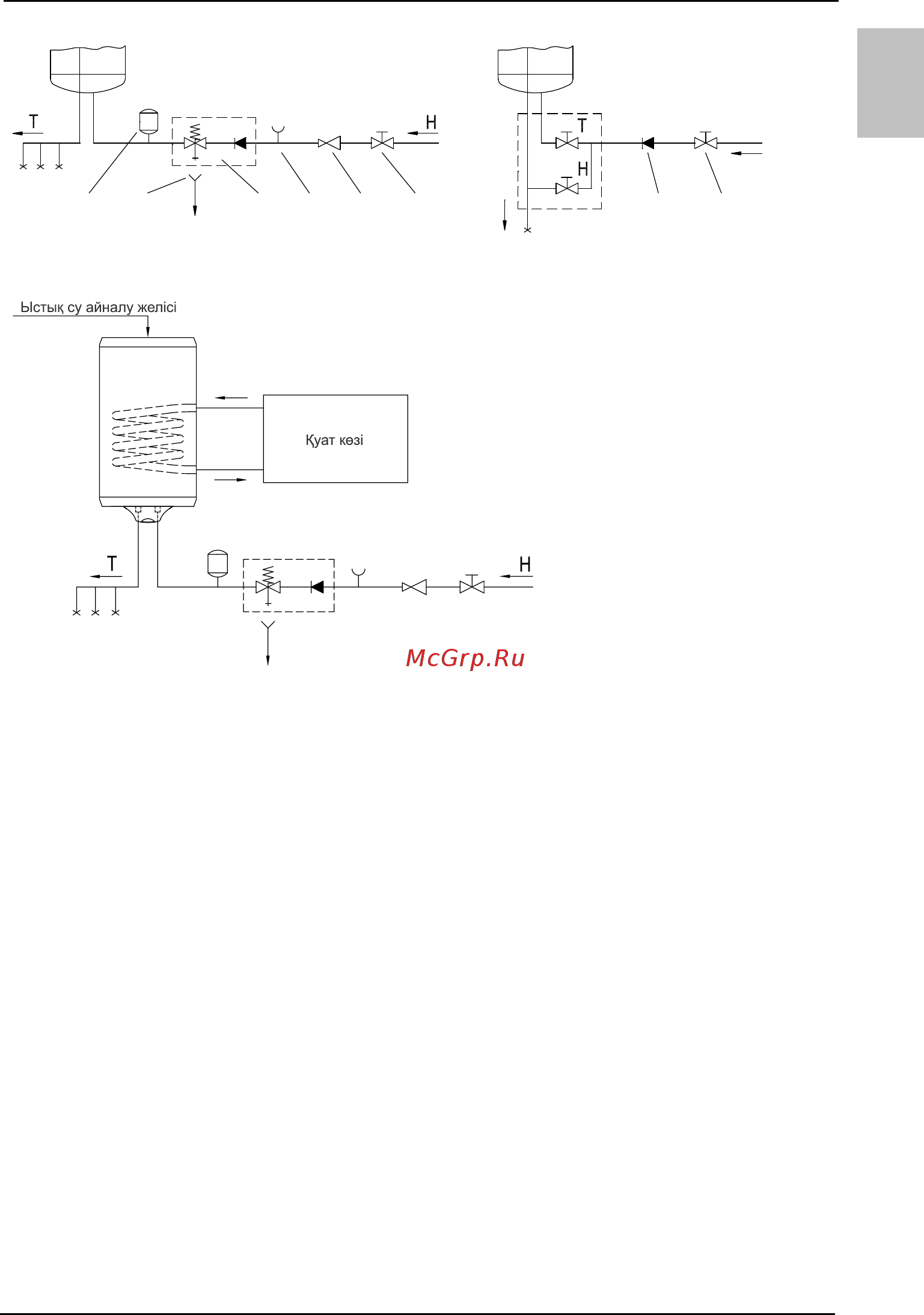 Gorenje TGRK100LNGB6 [7/40] Бар жылыту жүйесі бір мезгілде бірнеше қоректену көзінен сияқты сондай ақ әр