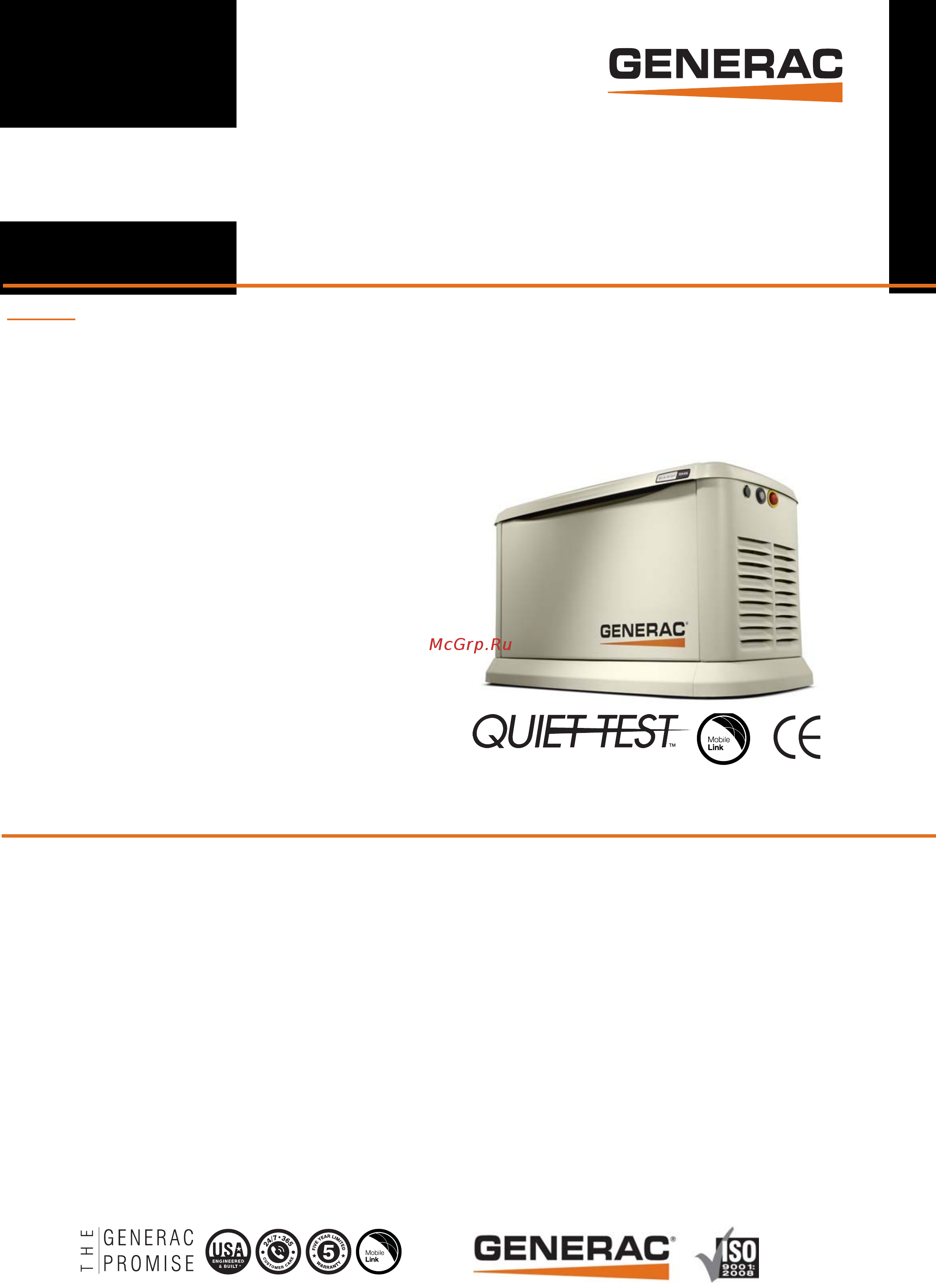 Generac 7144 Спецификация онлайн
