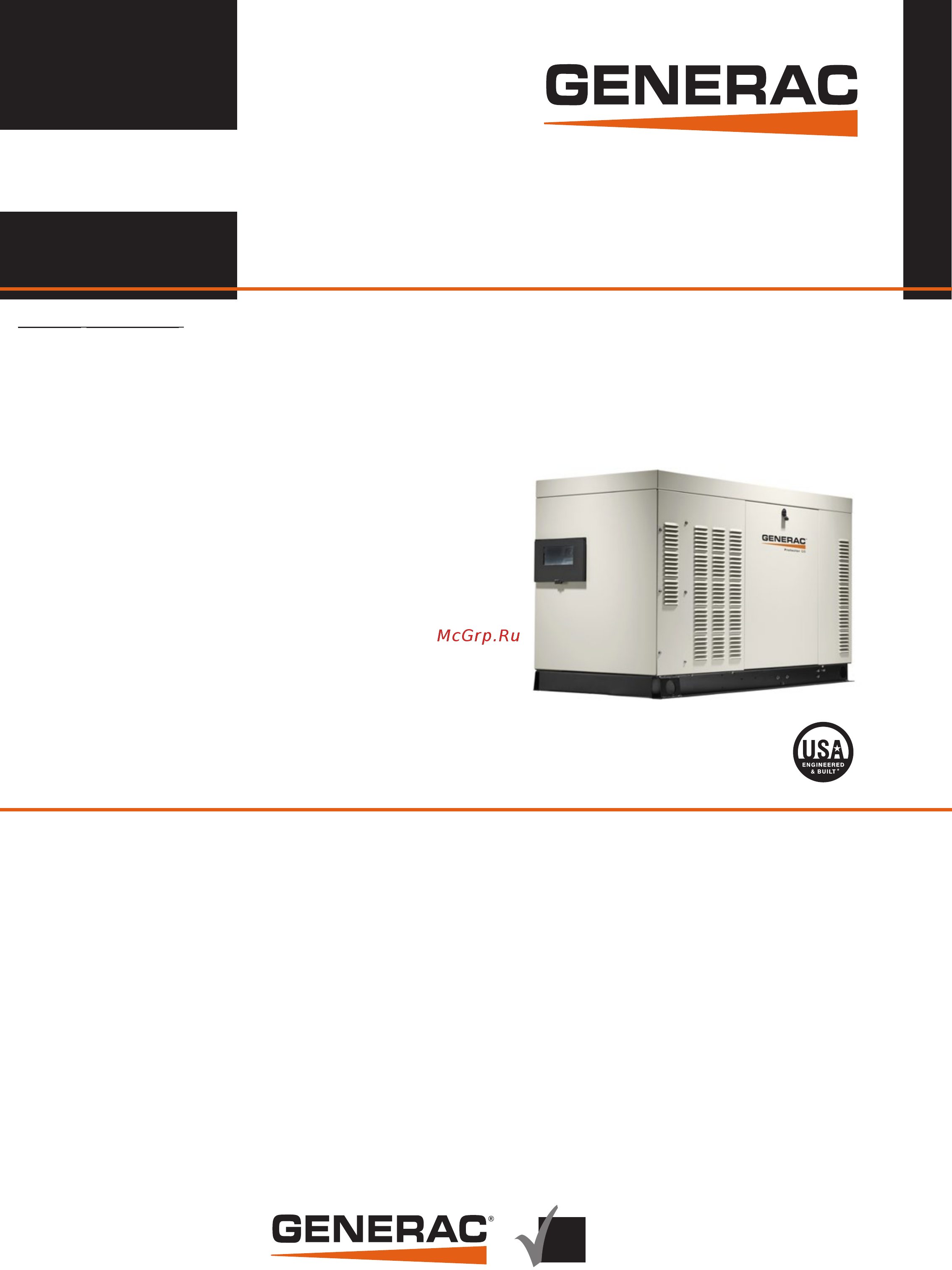 Generac RG 022 3P Спецификация онлайн