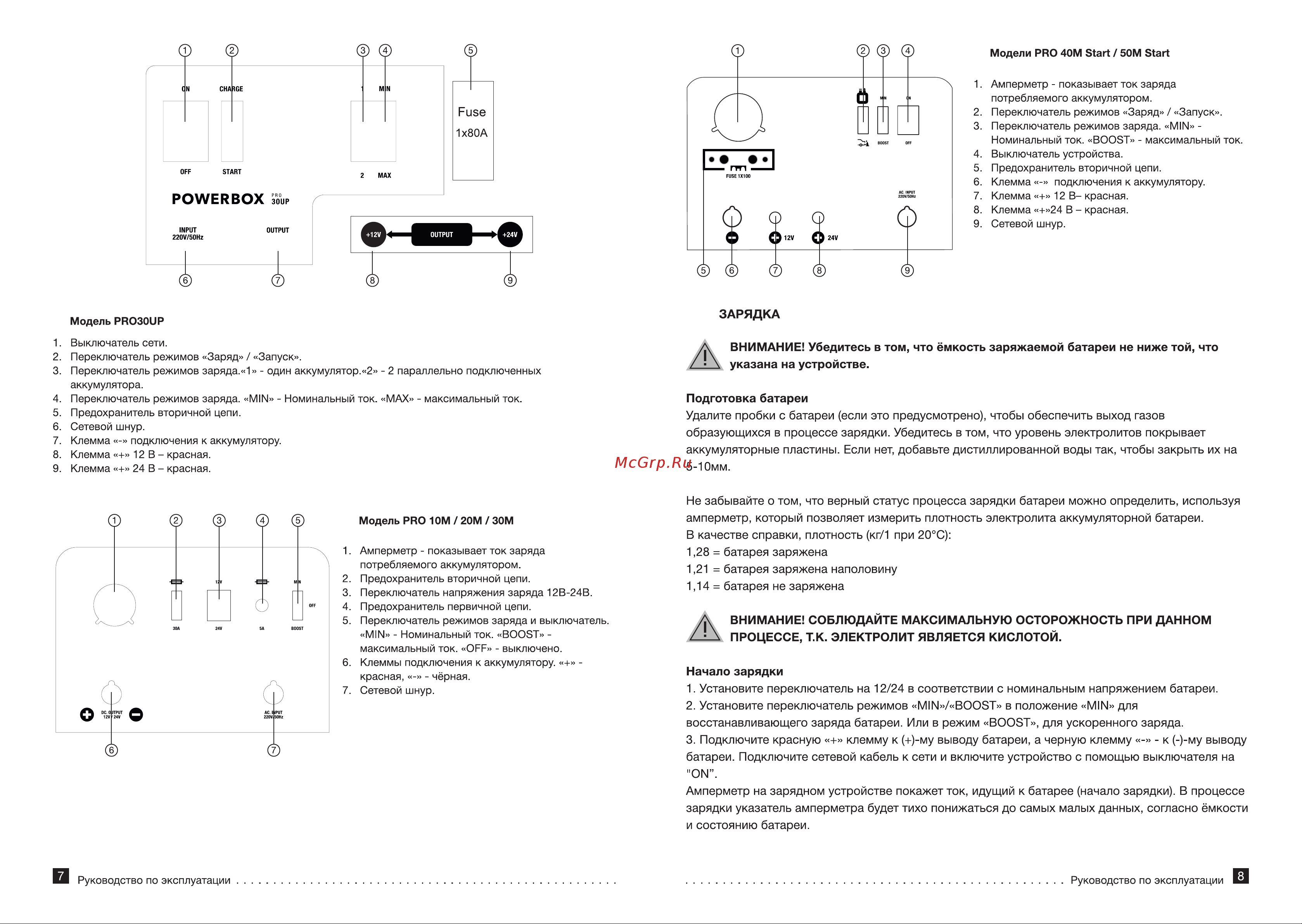 Foxweld KVAZARRUS PowerBox 30UP (6492) [5/9] Зарядка
