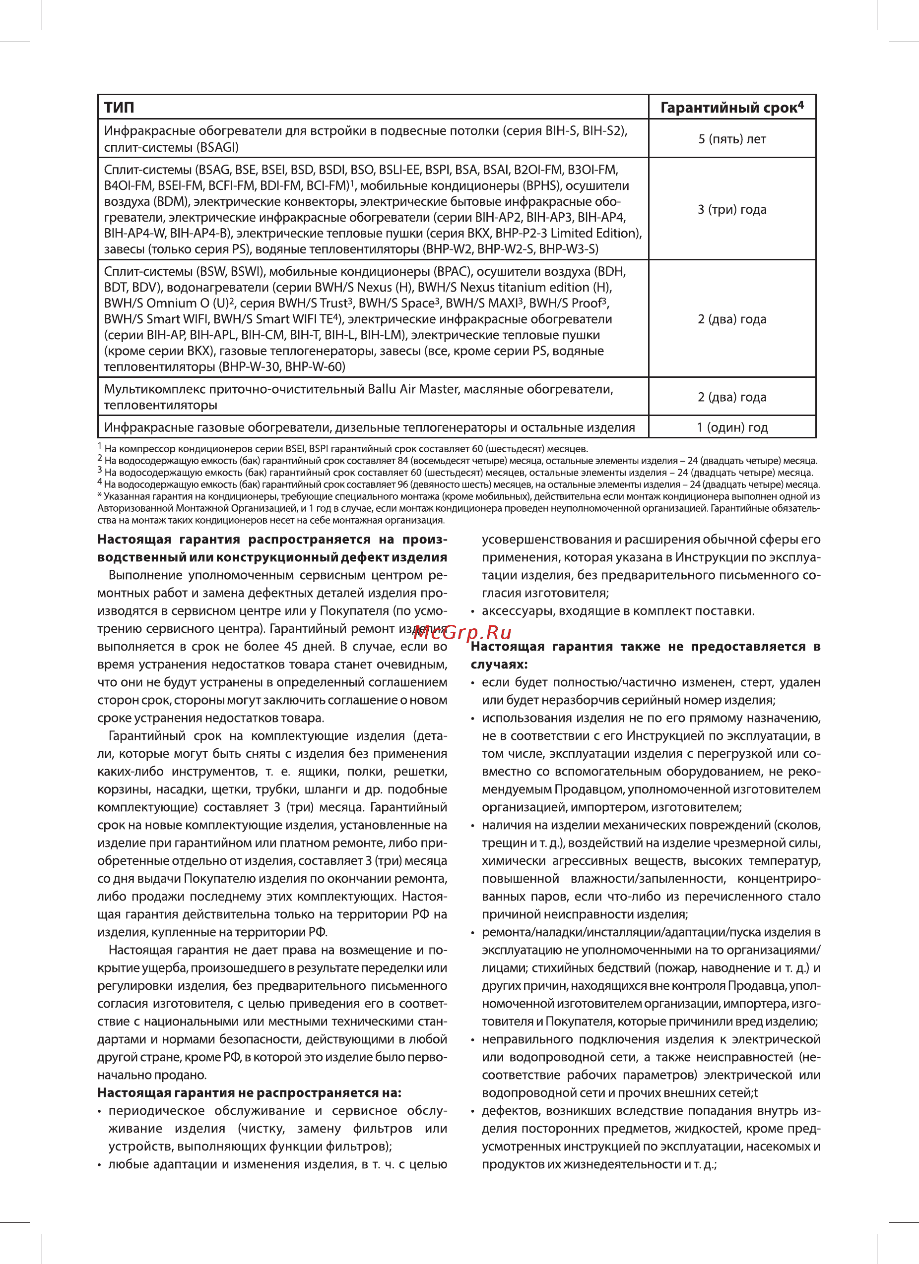 Ballu BDM-25L [11/16] Тип