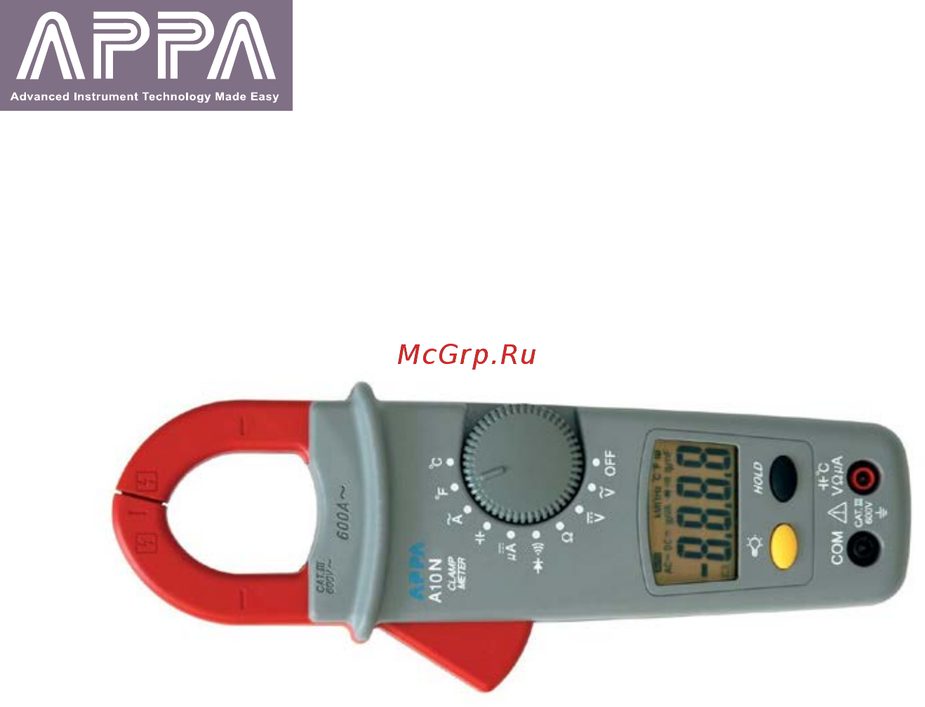 APPA A10N Инструкция по эксплуатации онлайн
