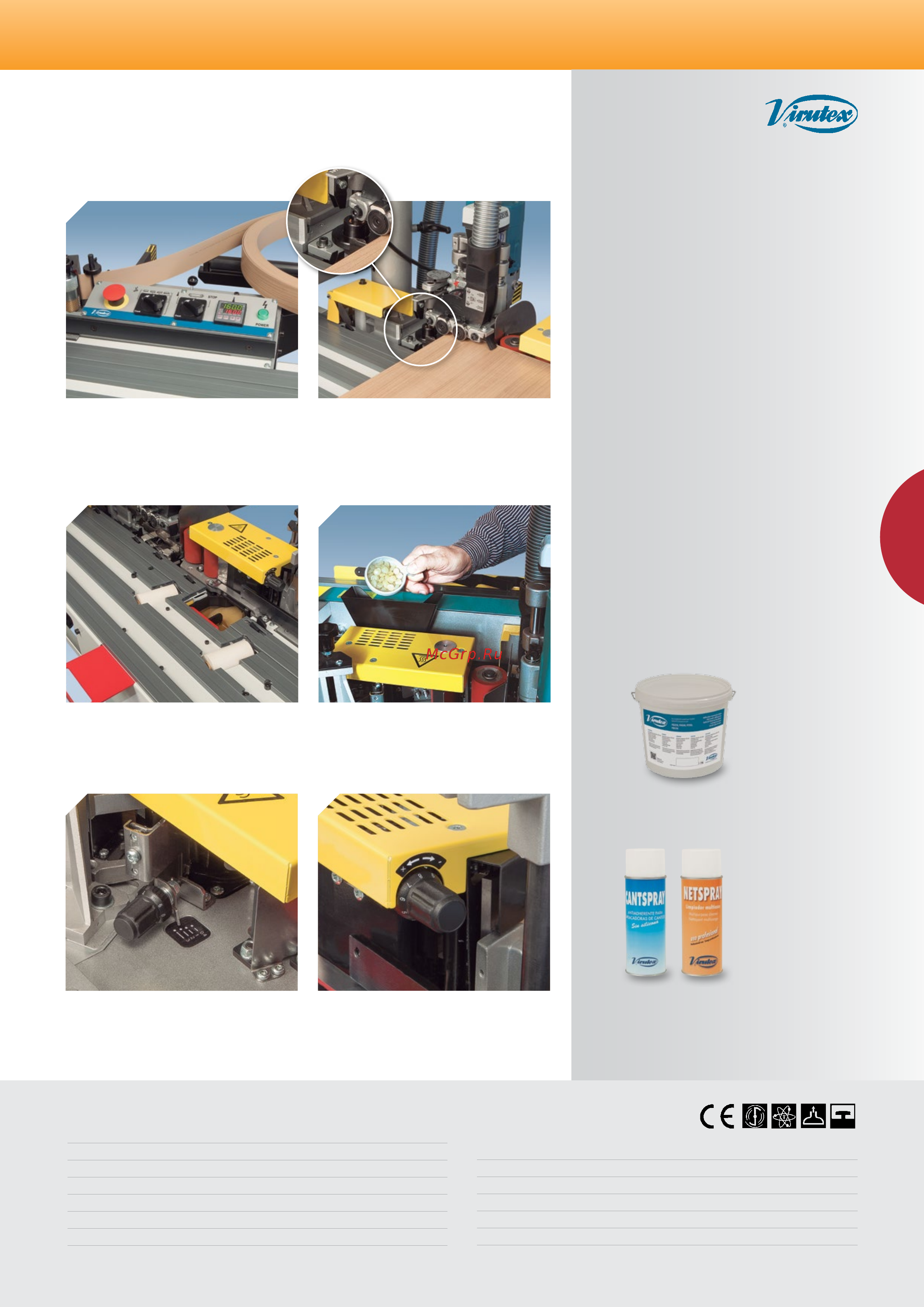 Virutex EB135 [103/116] Fast and easy adjustment perfect performance minimum maintenance