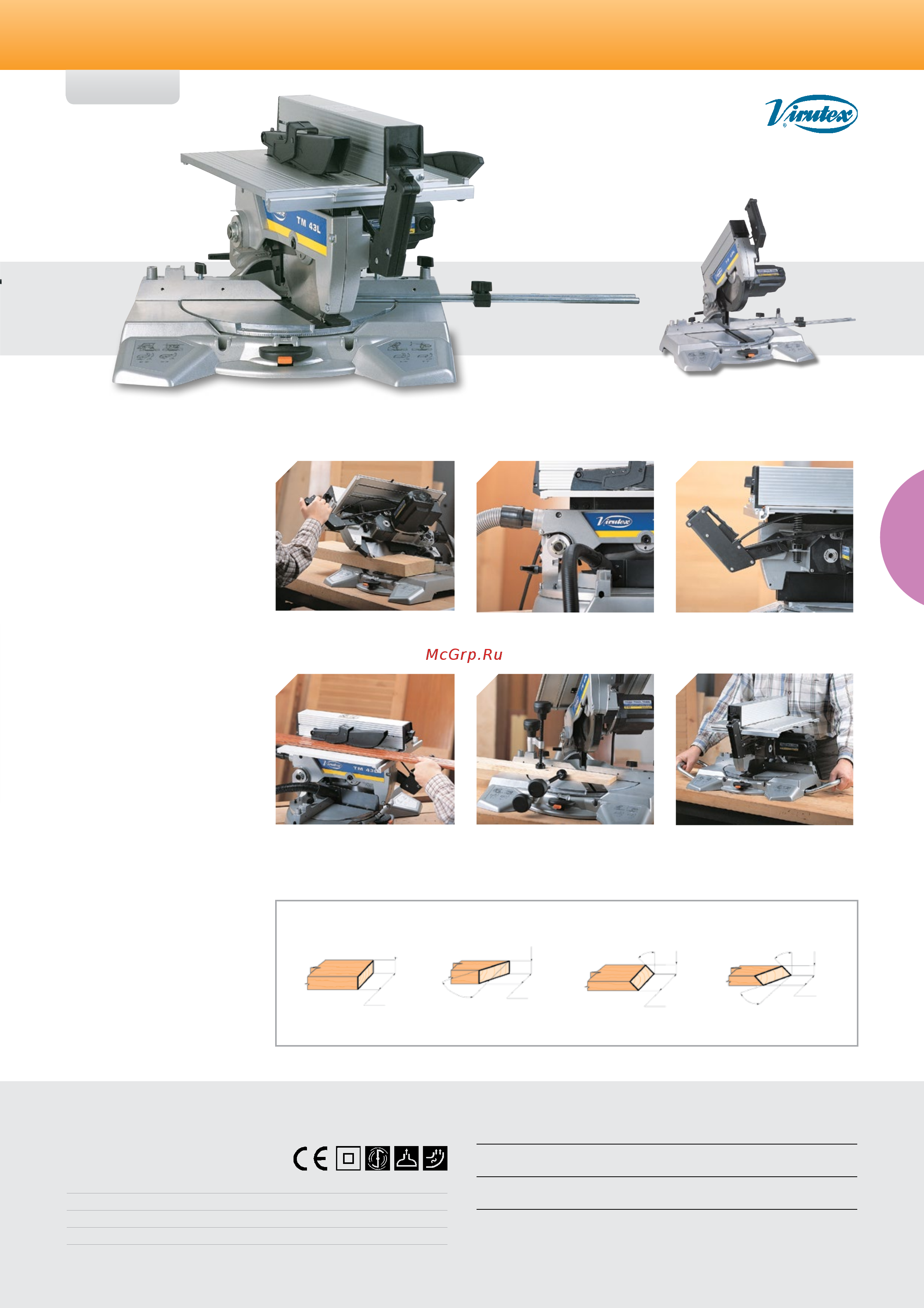 Virutex EB135 [73/116] Mitre saws