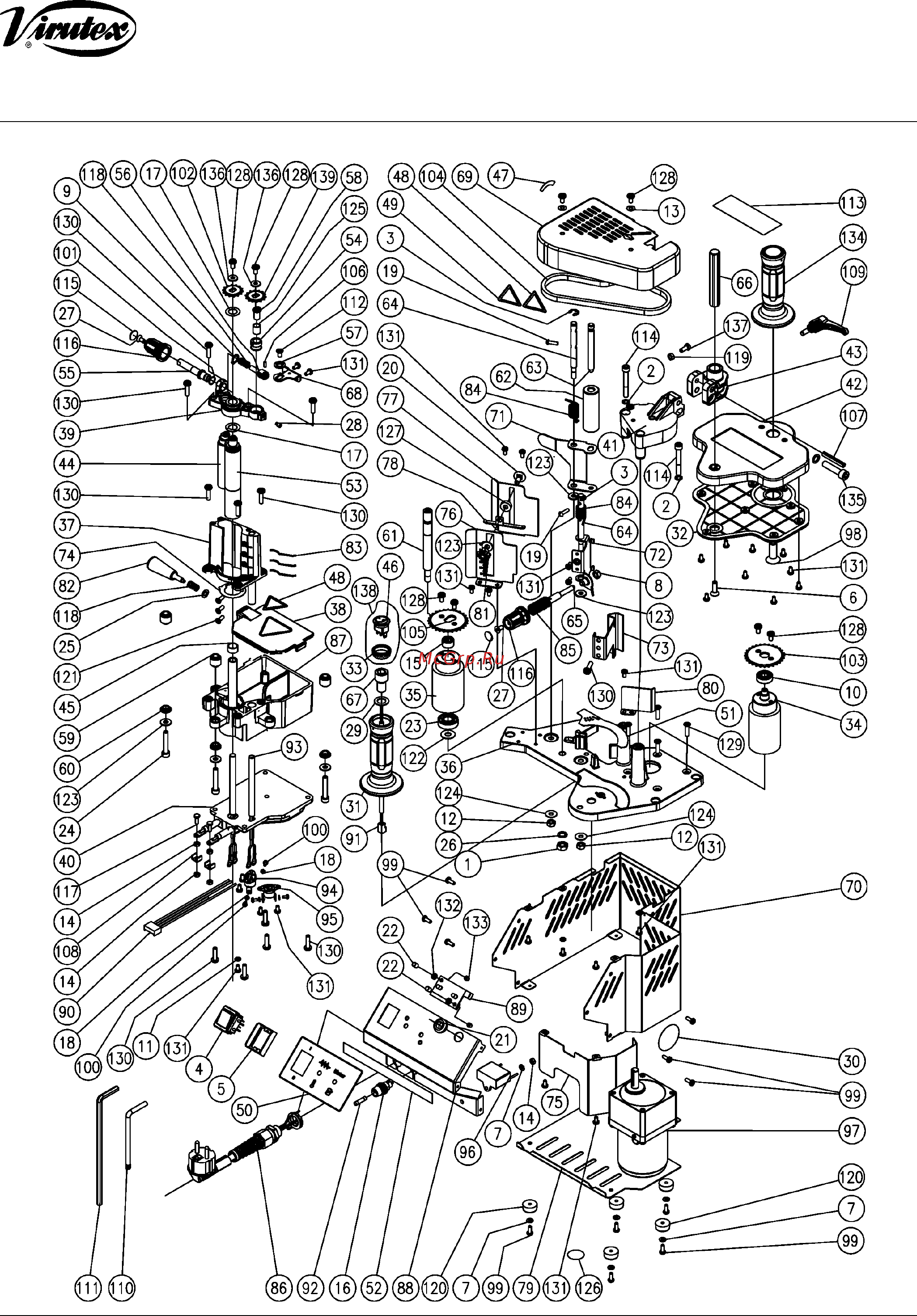 Virutex PEB200TRC+ [5/7] Explosion drawings version b