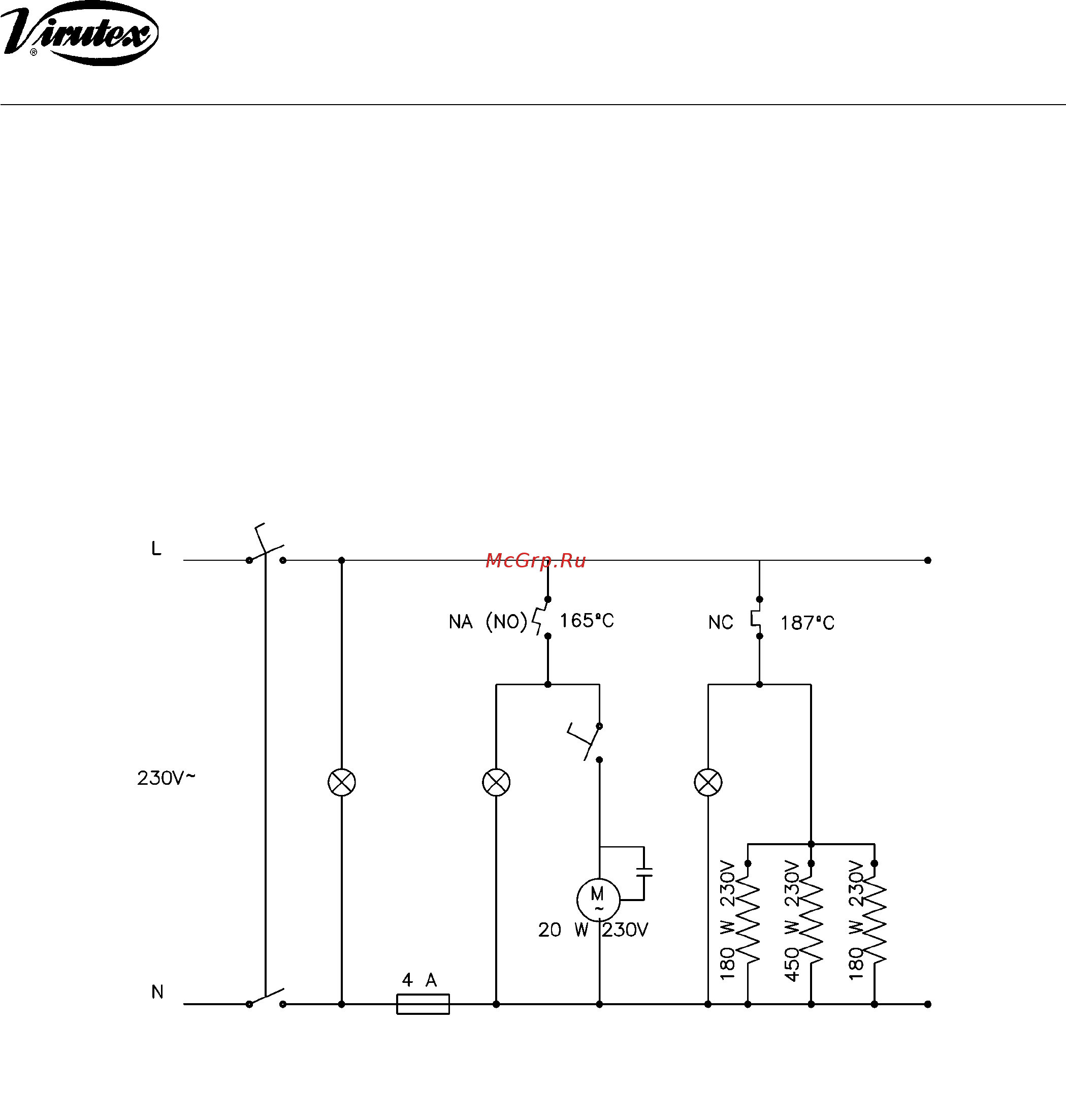 Virutex PEB200TRC+ [7/7] Electrical diagram peb200