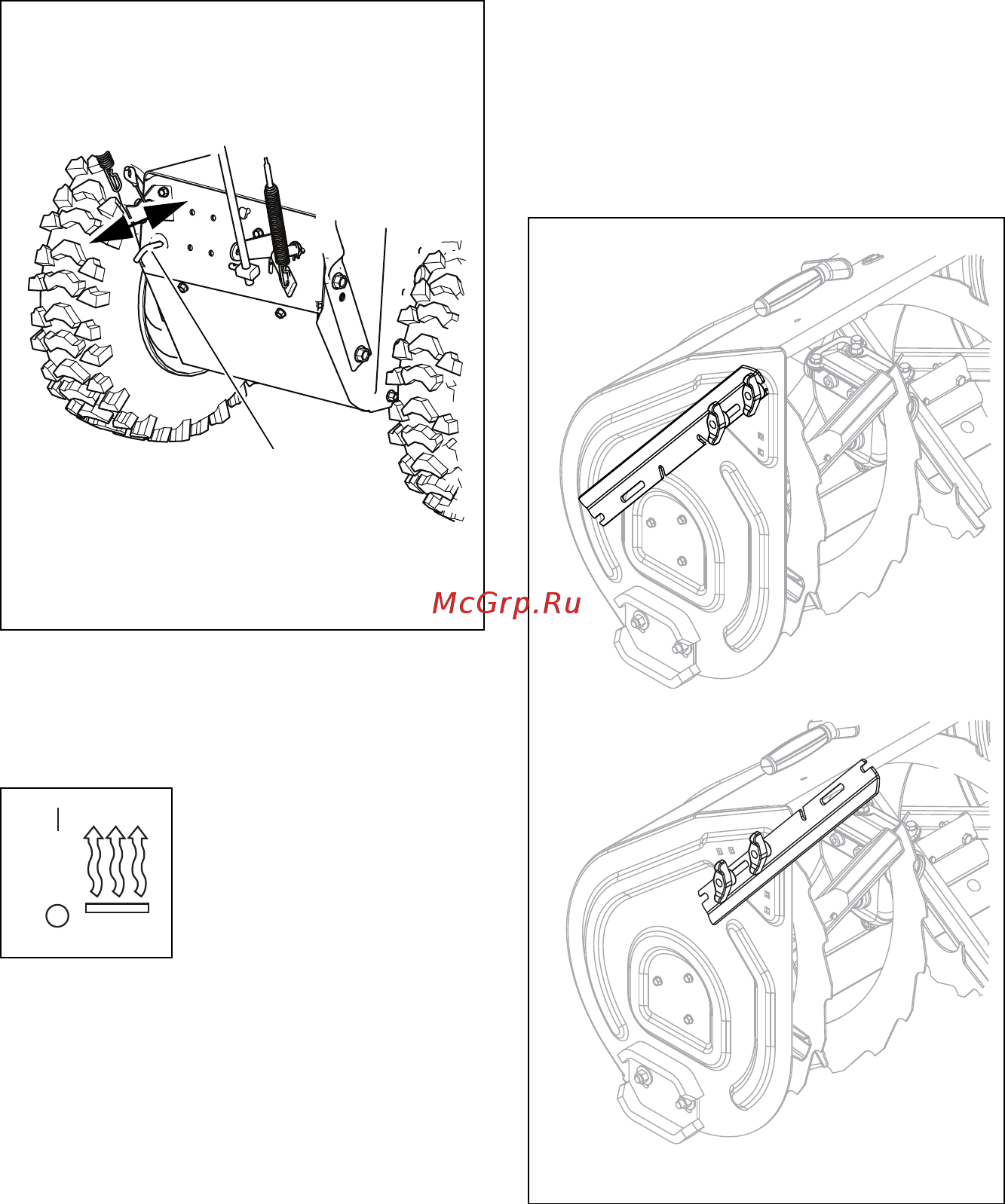 Ariens ST28DLET PRO HYDRO TRACK [16/38] Drift cutters