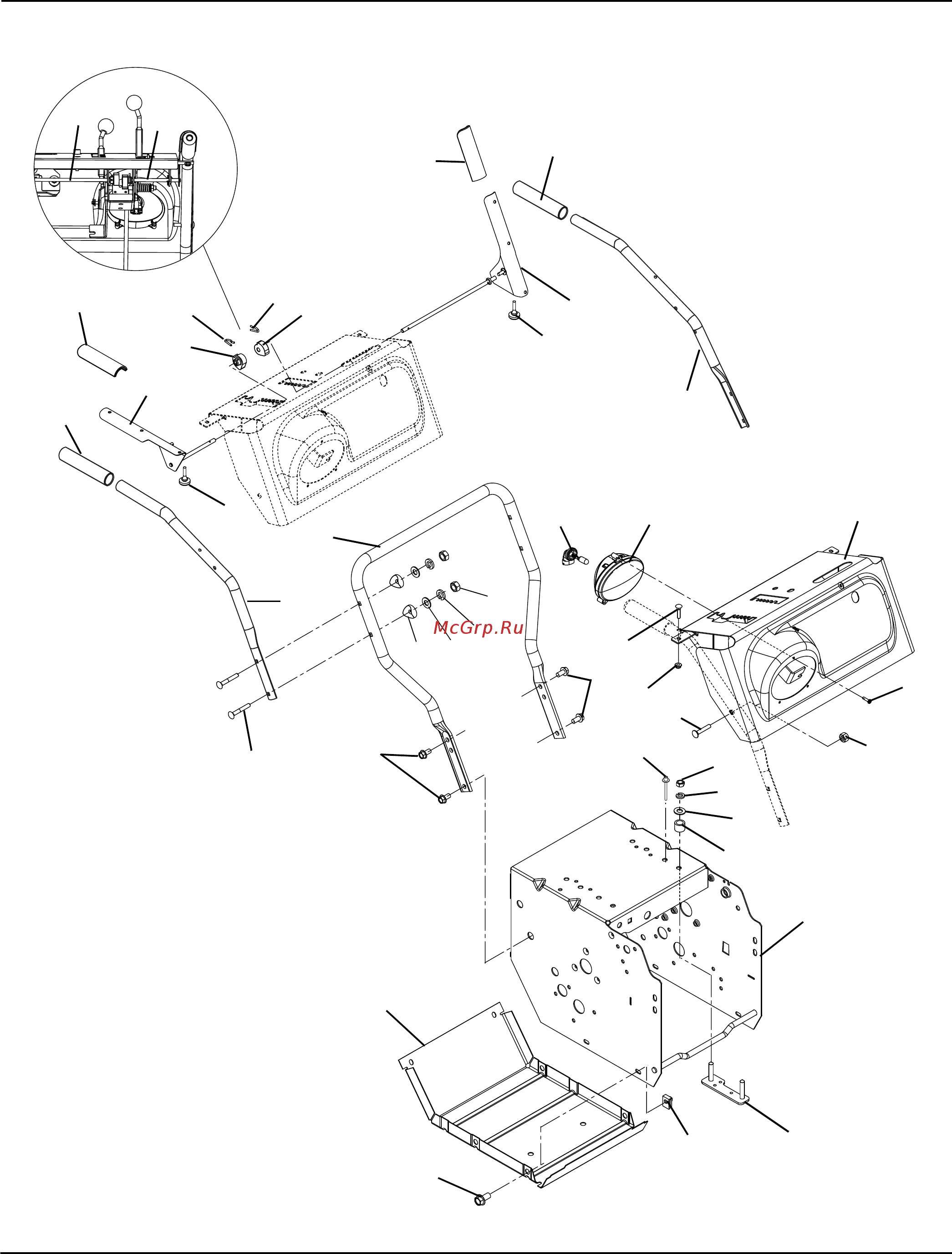 Ariens ST28 DELUXE TRACK [21/33] Andlebar