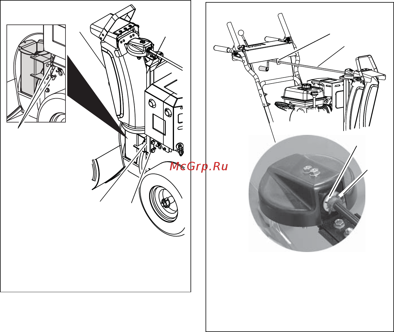 Ariens SNO-TEK 28E [9/34] Install discharge chute crank
