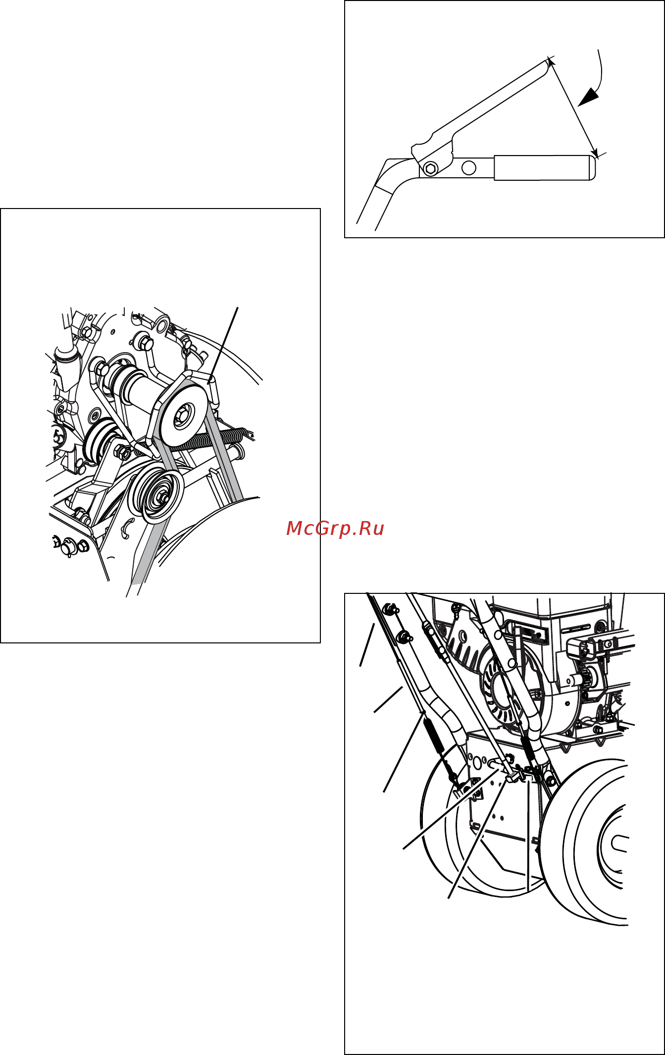 Ariens POWER BRUSH 28 [24/30] Traction drive clutch adjustment