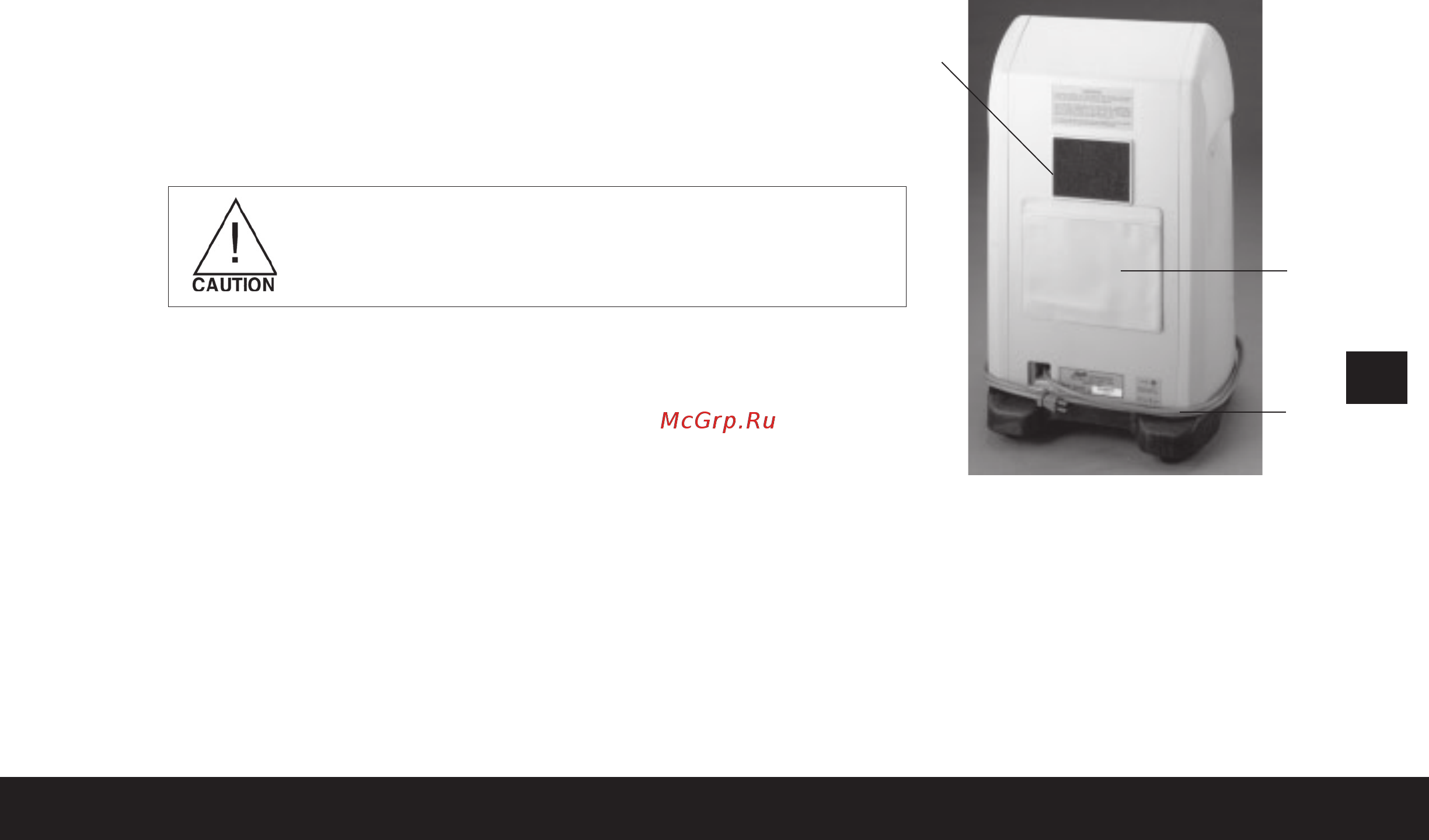 Airsep NewLife Single (5л. ) с дополнительным воздушным выходом [9/25] Allows connection of unit into an electrical outlet