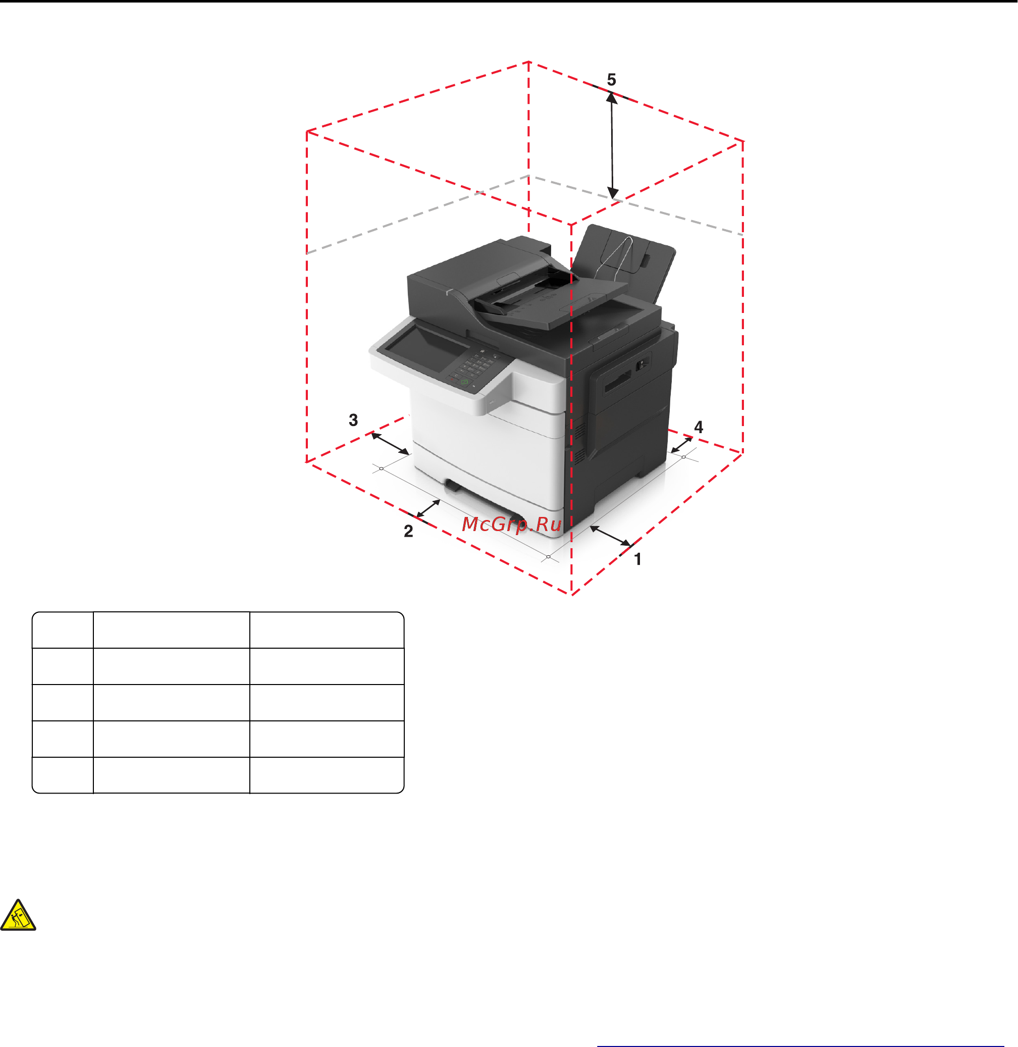 Lexmark XC2132 [12/356] Конфигурации принтера