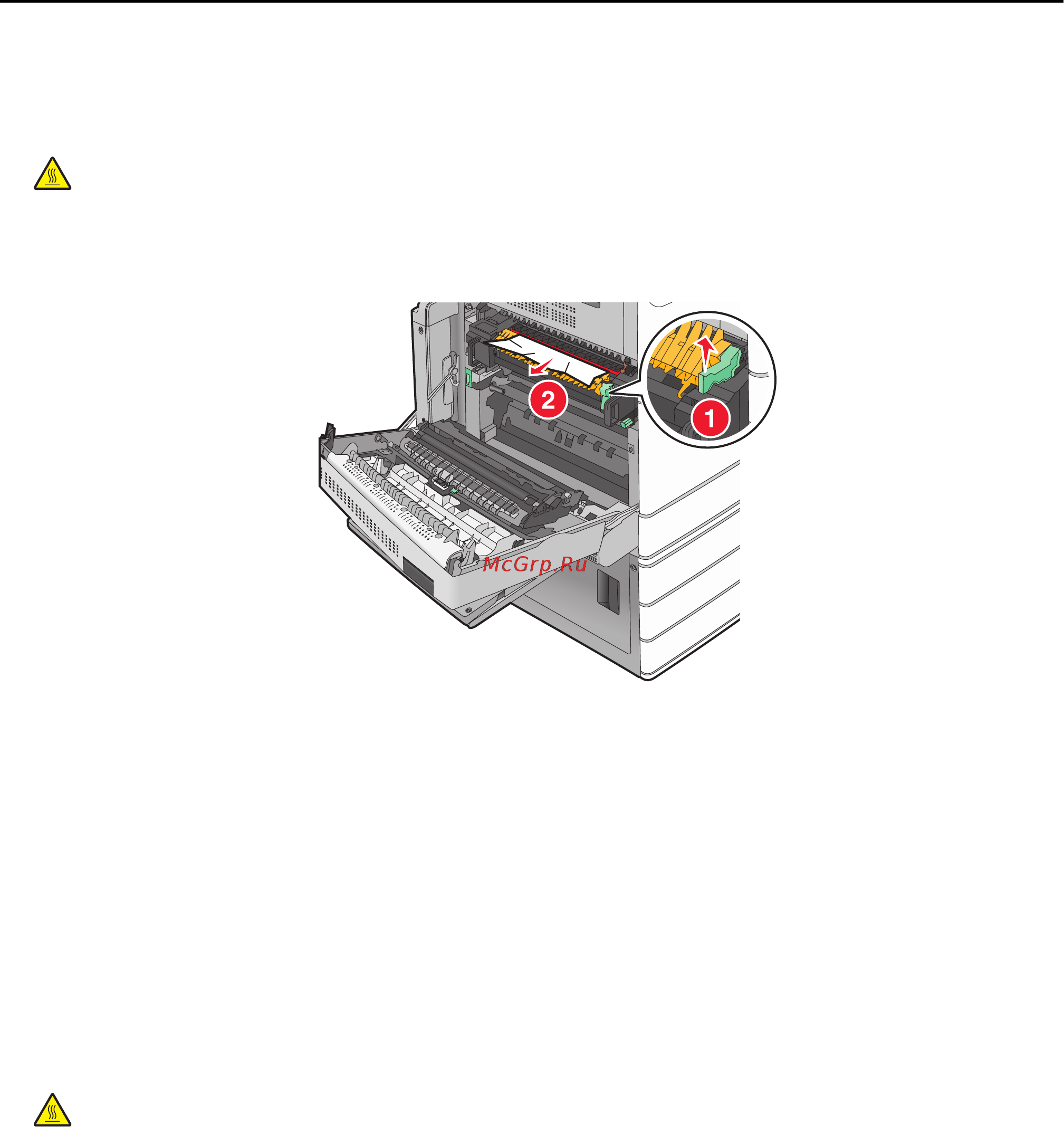 Lexmark X952 [274/374] Замятие в термоблоке