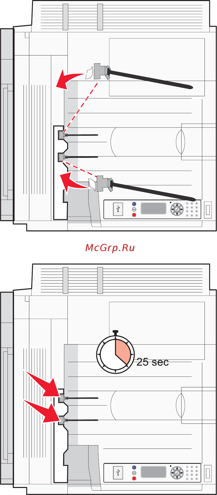 Lexmark X940e Руководство по установке онлайн [17/63] 58003
