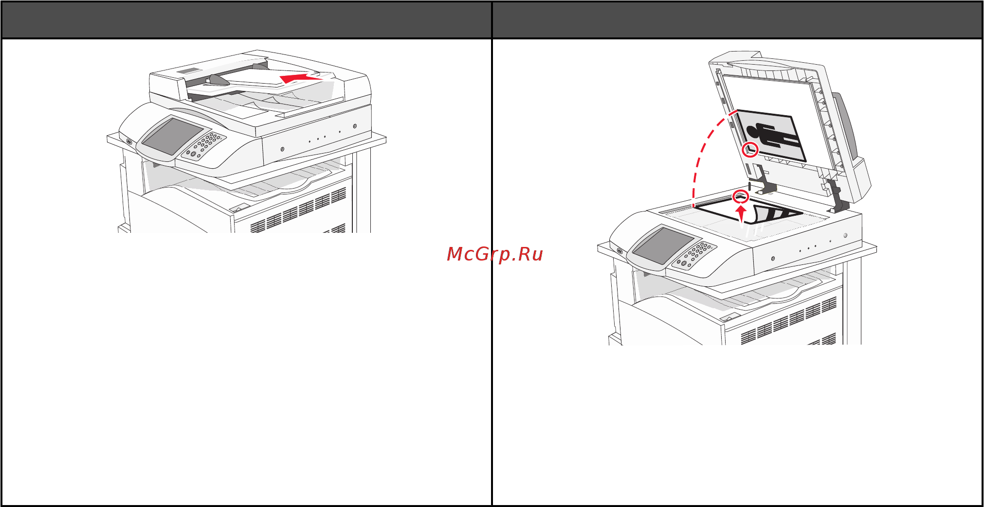 Lexmark X940e [18/301] Общие сведения о уапд и стекле экспонирования сканера