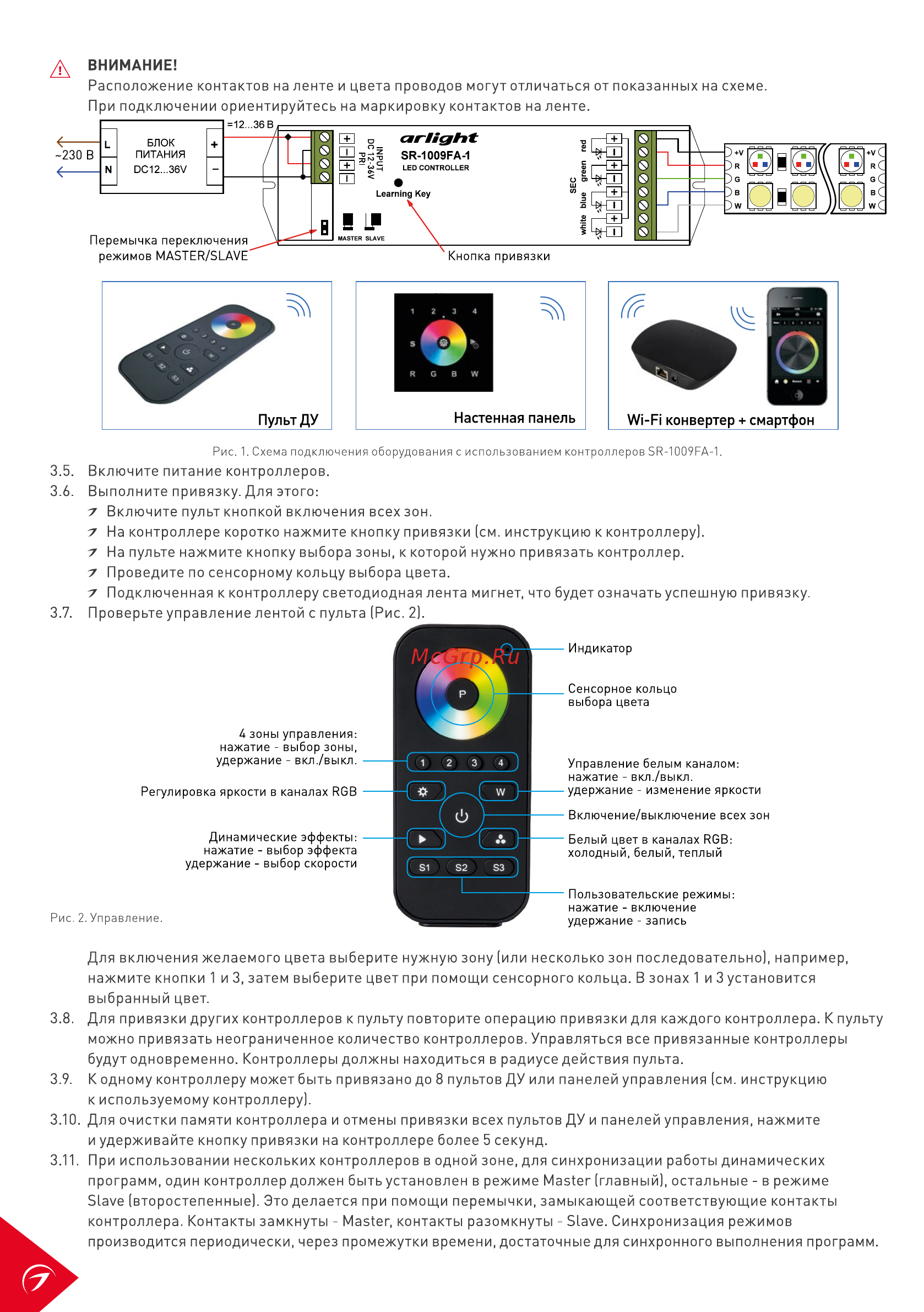 Arlight SR-2819SP Инструкция по эксплуатации онлайн [2/3] 418023