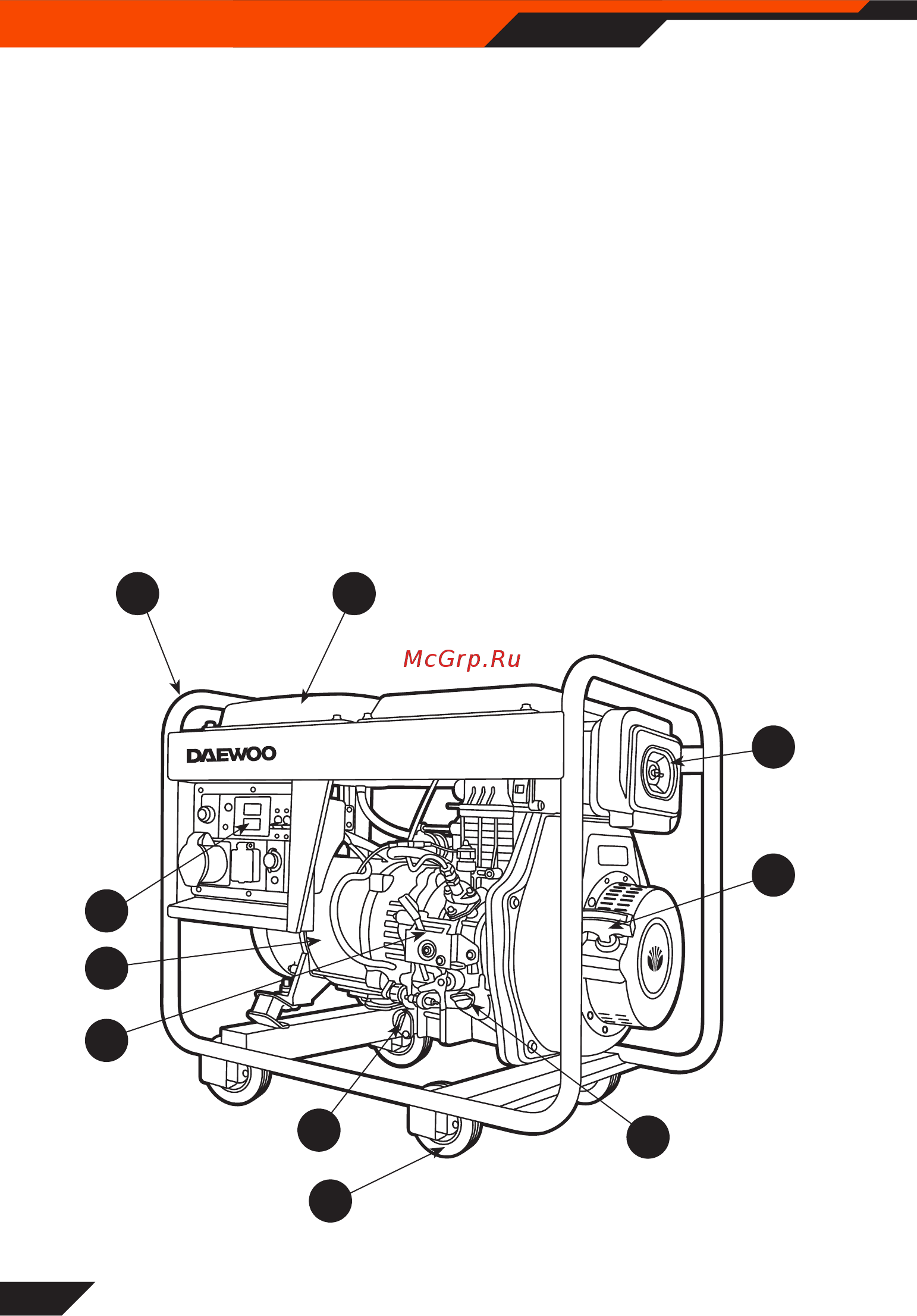 Daewoo DDAE 11000DХE-3 [6/24] Описание генераторов