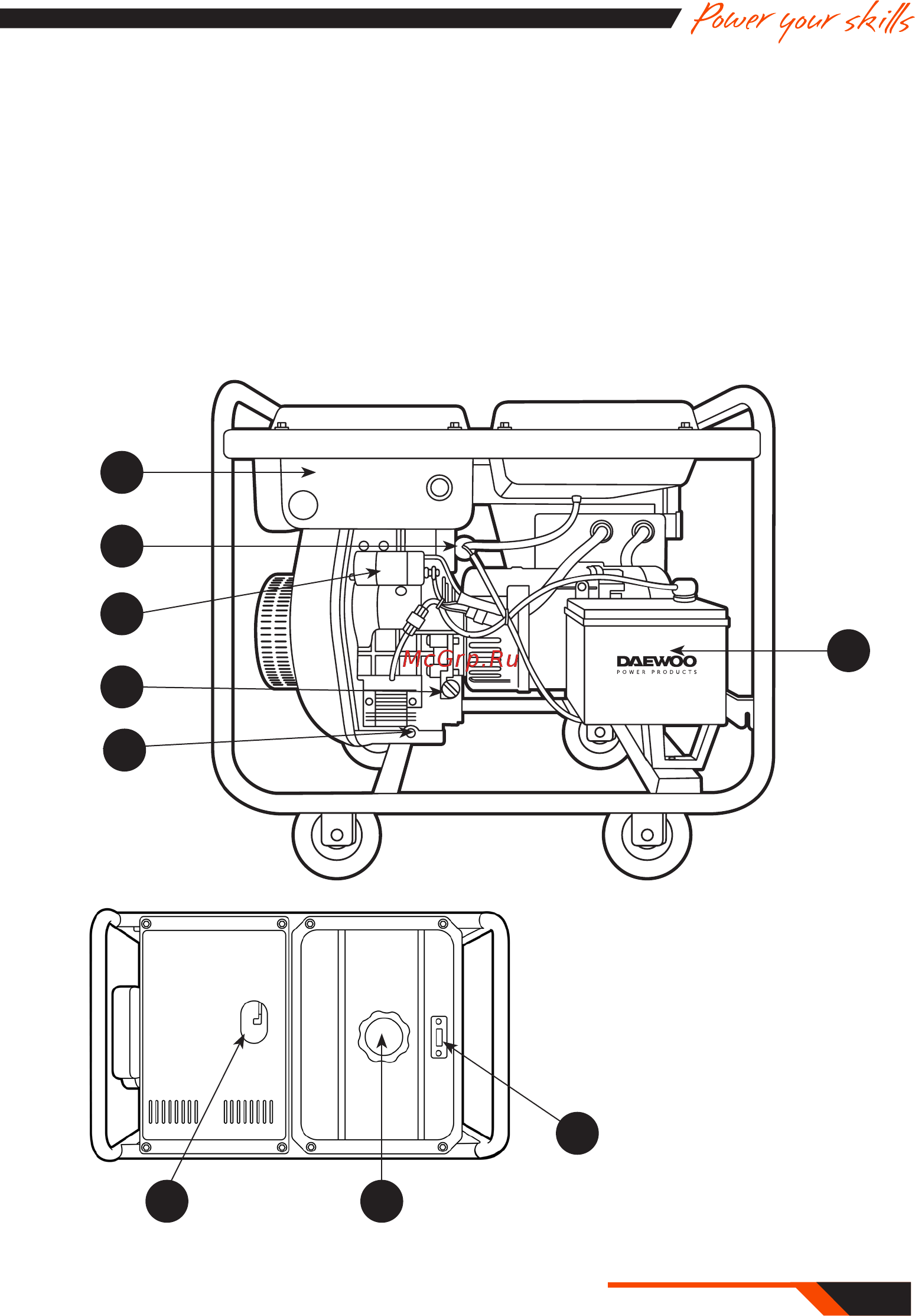 Daewoo DDAE 11000DSE-3 Руководство пользователя онлайн [7/24] 418175