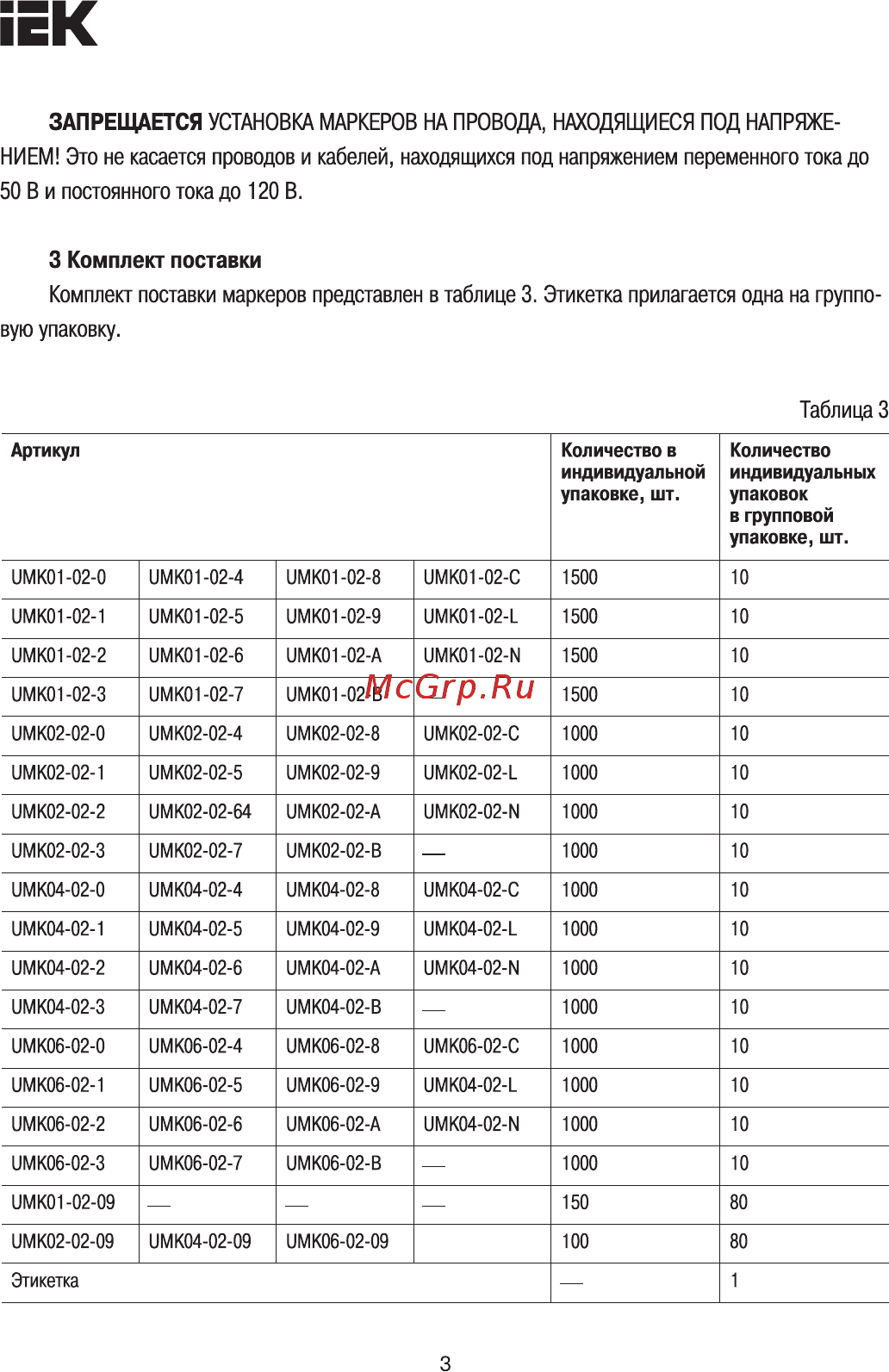 Iek МКН-