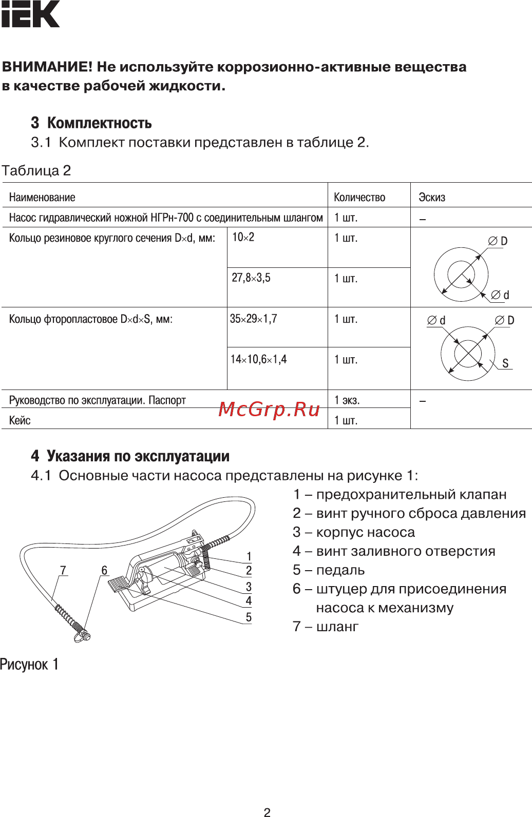 Iek НГРн-700 TKL10-087 [2/5] Страница 2