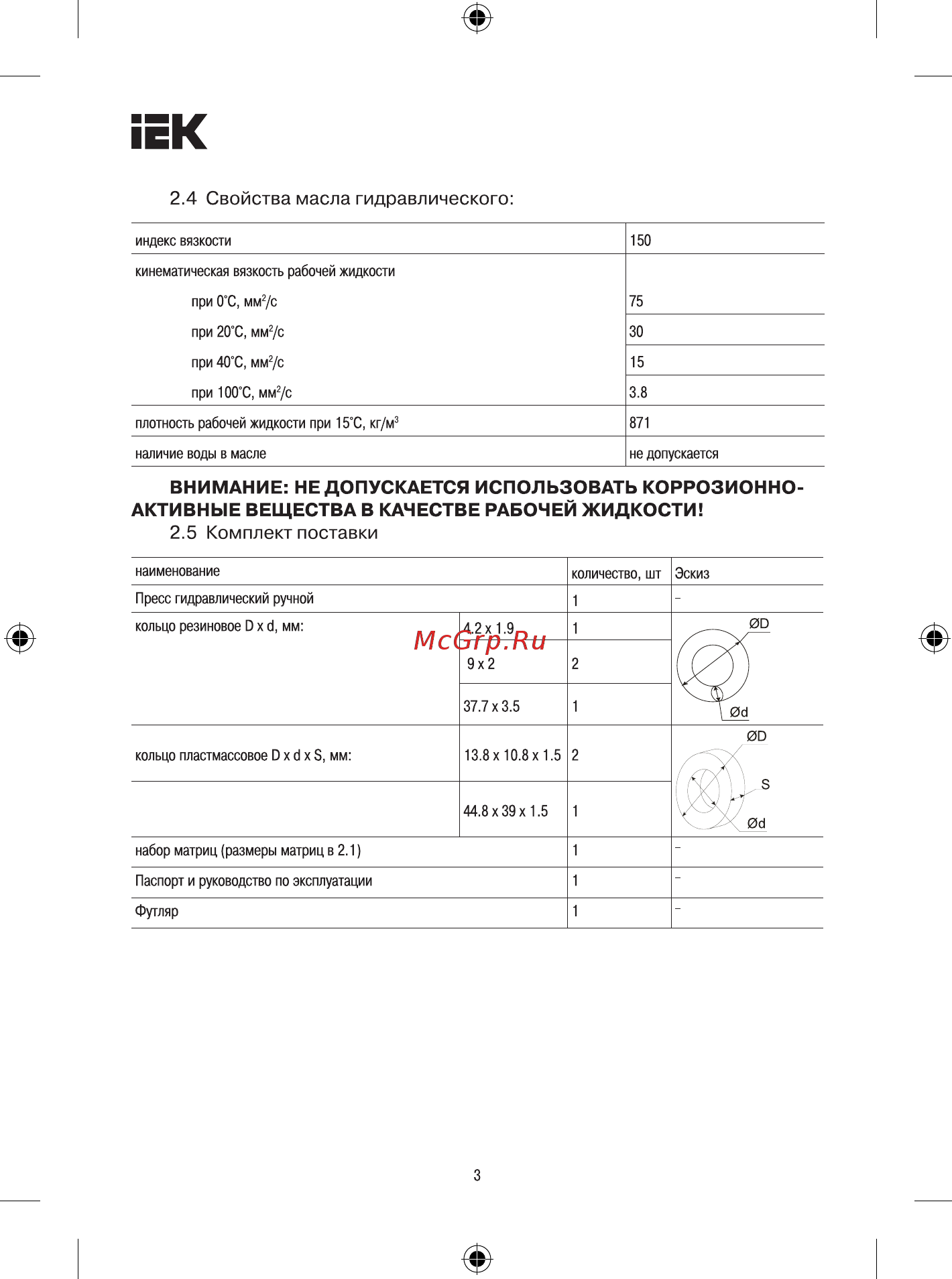 Iek ПГР-300 ИЭК TKL10-004 [3/5] Страница 3