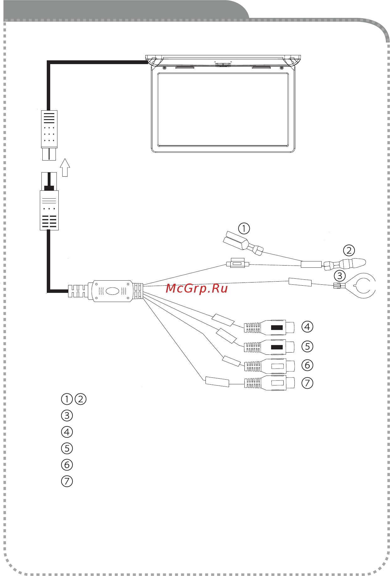 Avel AVS1707MPP [3/5] Подключение монитора