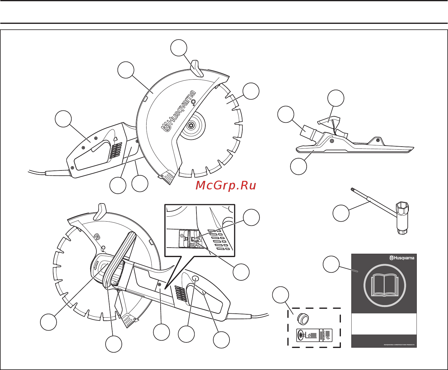 Husqvarna K 3000-14 VAC Руководство пользователя онлайн [5/24] 419246