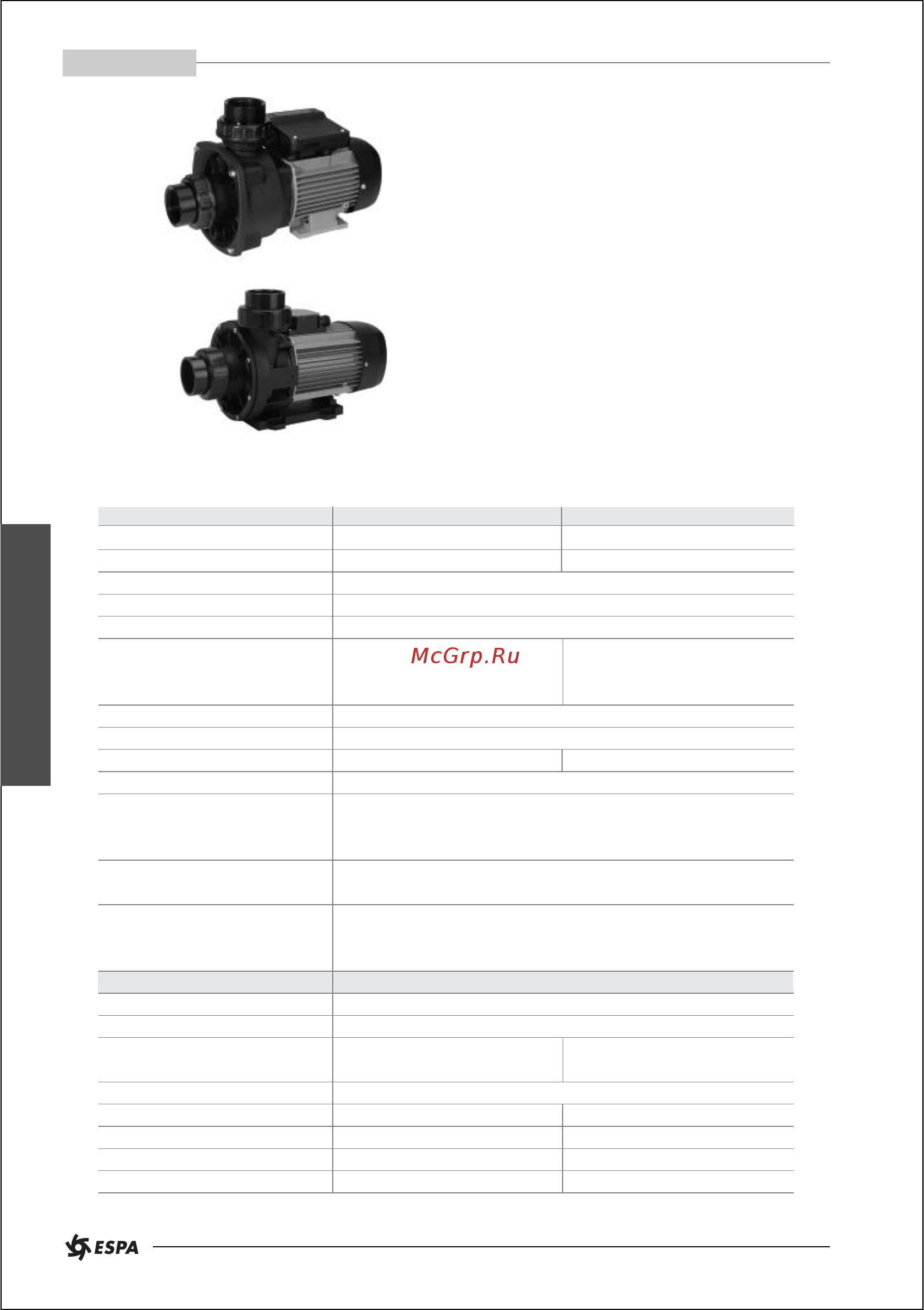 Espa WIPER0 70M 230 50 000422/STD Инструкция по эксплуатации онлайн