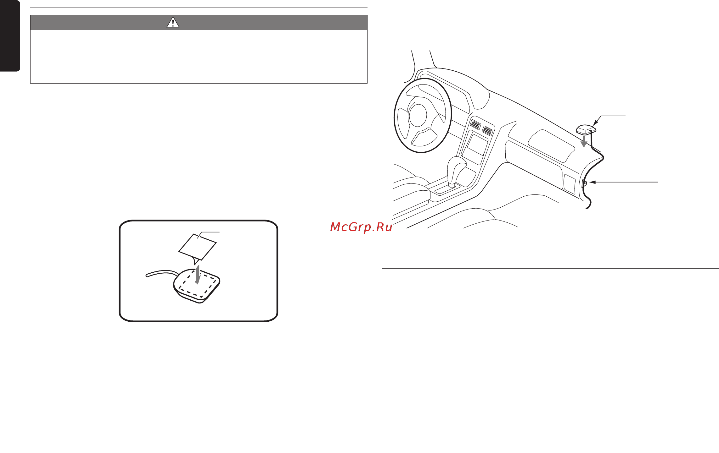 Clarion NX505E [5/7] Installing the gps antenna