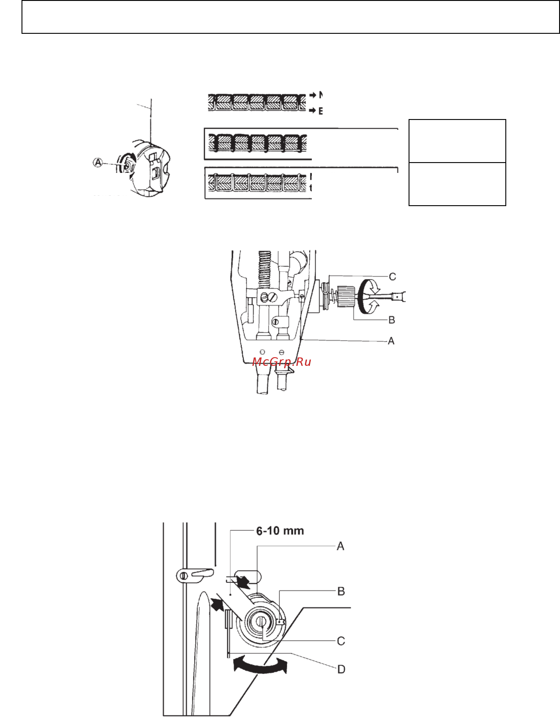 Typical GC6716MD [5/11] Регулировка натяжения нити
