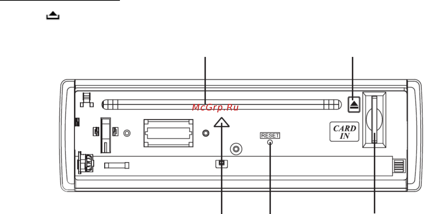 HYUNDAI ELECTRONICS H-CMD4000 [13/85] Back of the front panel