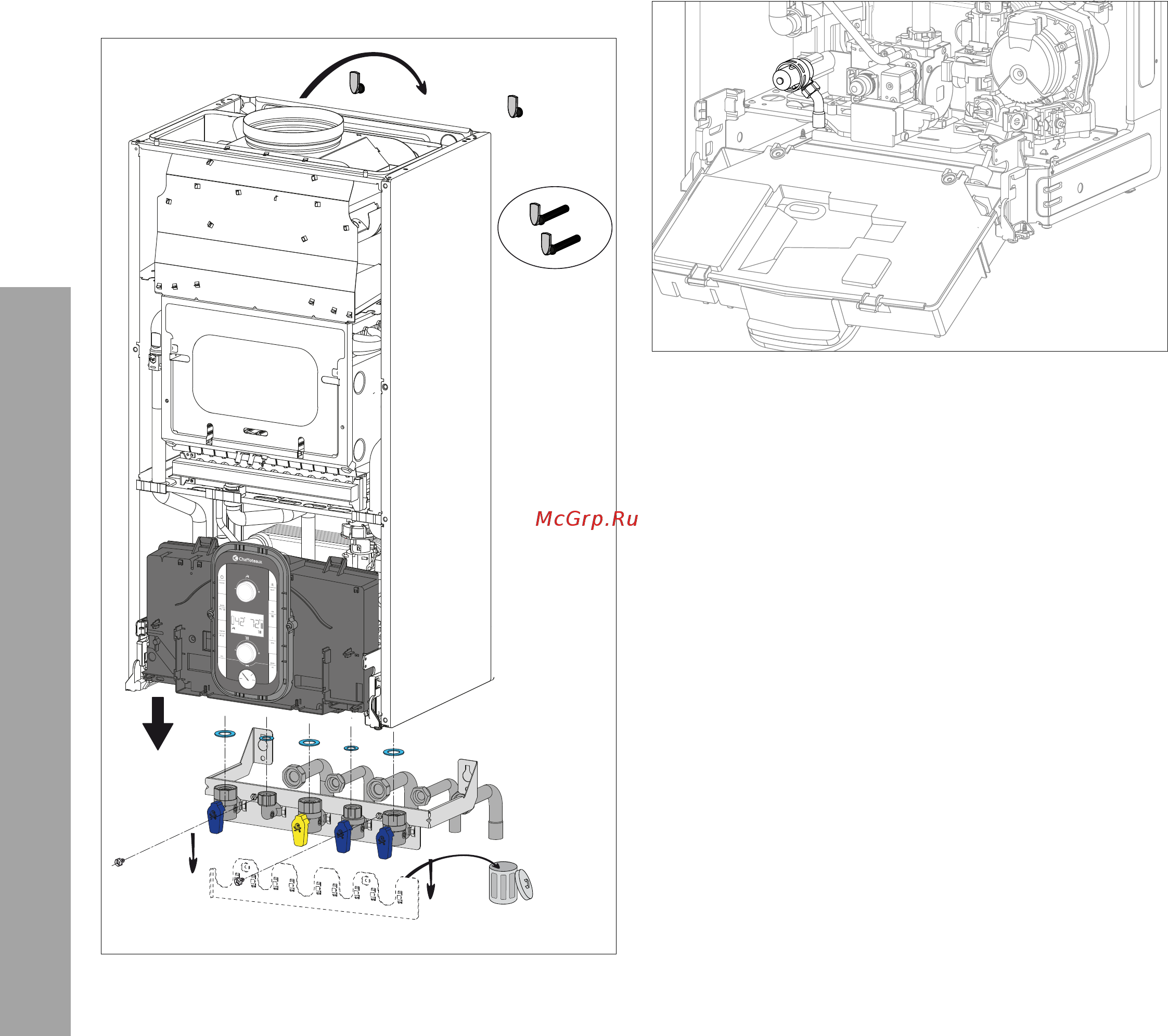 Chaffoteaux PIGMA ULTRA SYSTEM 25 кВт 25 CF [12/36] B b 37