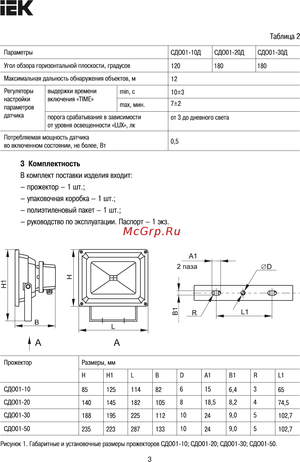 Iek СДО 01-10 чип IP65 серый LPDO101-10-K03 [3/10] Комплектность